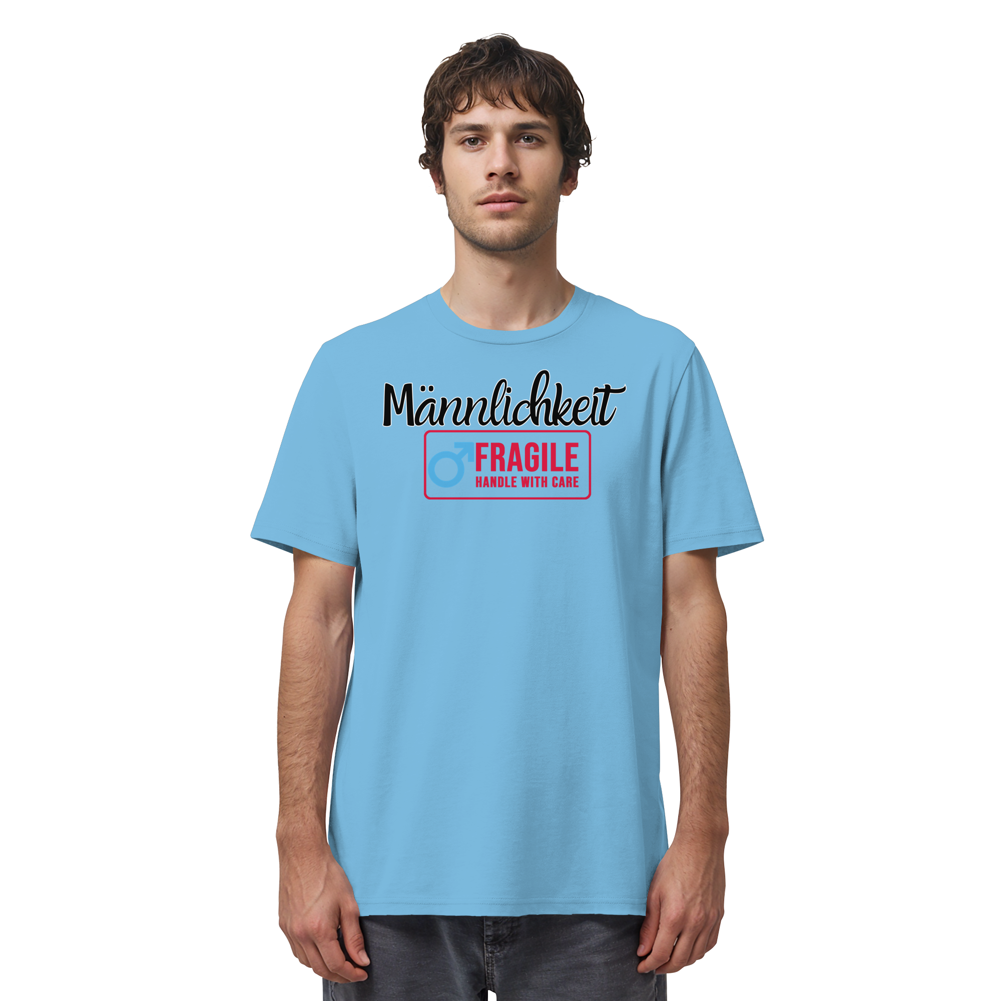Männlichkeit: Handle with Care - Organic Shirt
