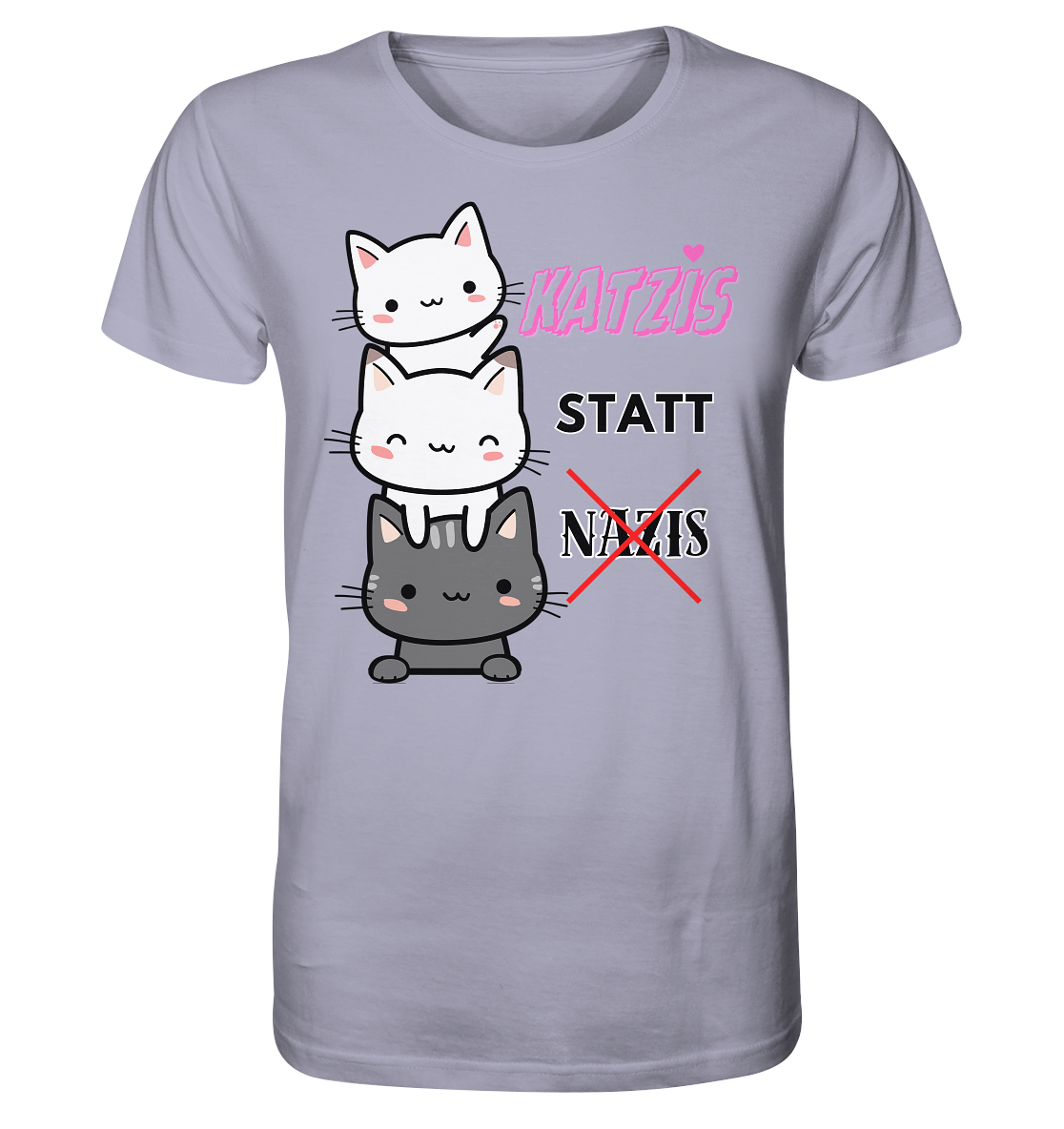 Katzis statt Nazis - Organic Shirt