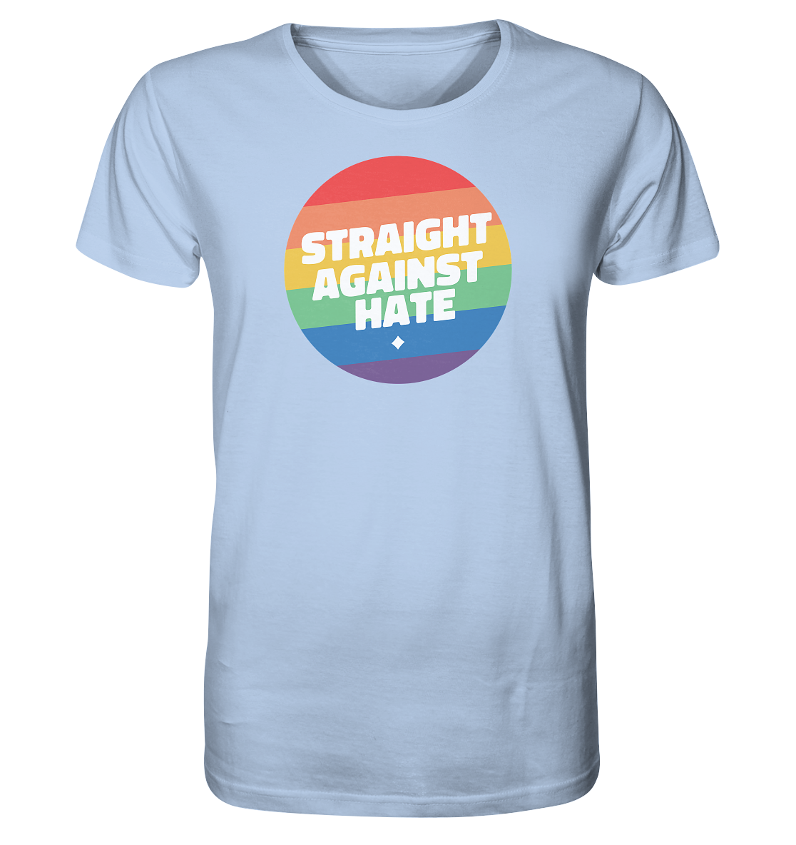 Straight Against Hate Badge Unisex Shirt