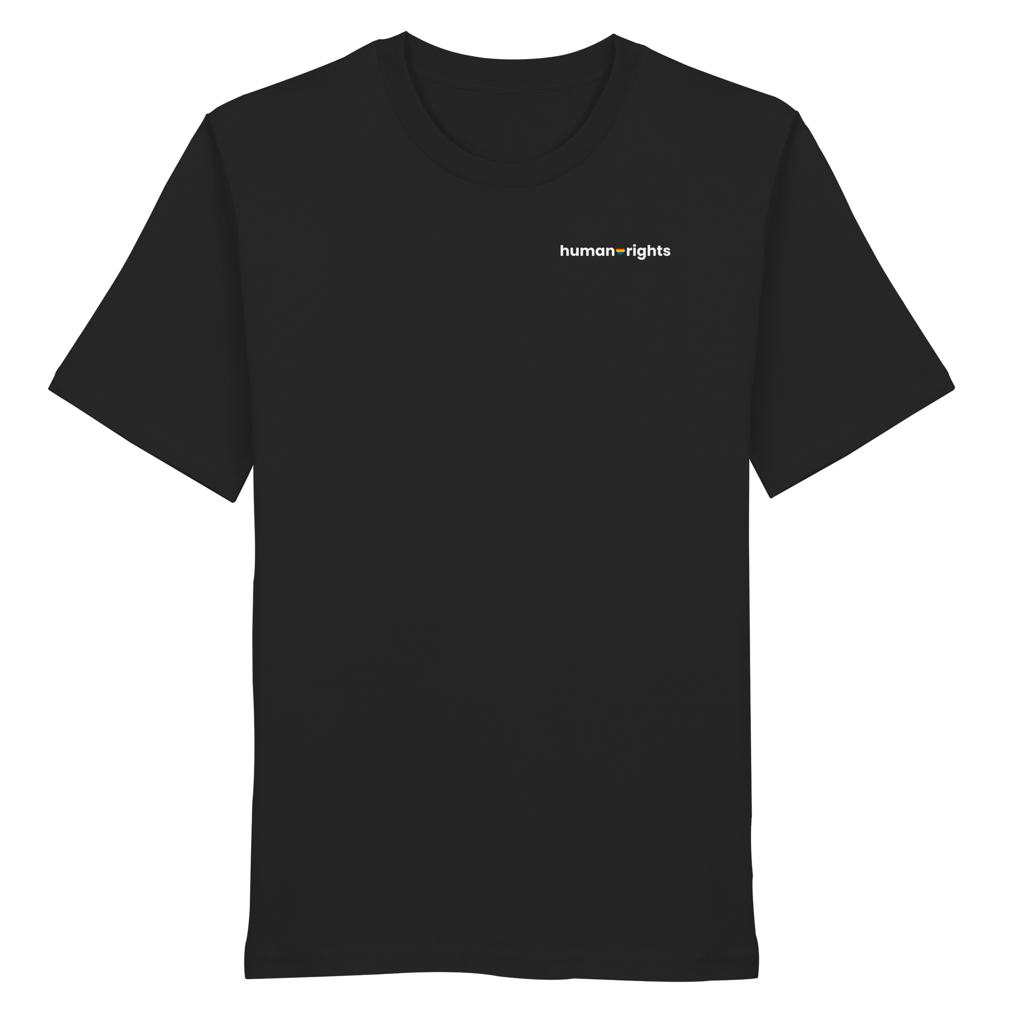 human Rights "Rainbow Heart Edition" - Organic Shirt