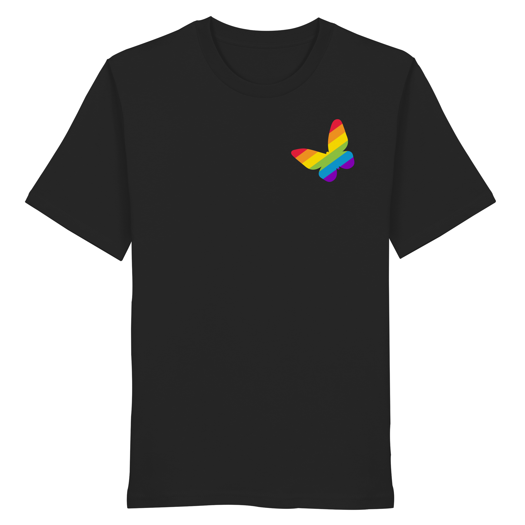 Regenbogen Schmetterling - Organic Shirt