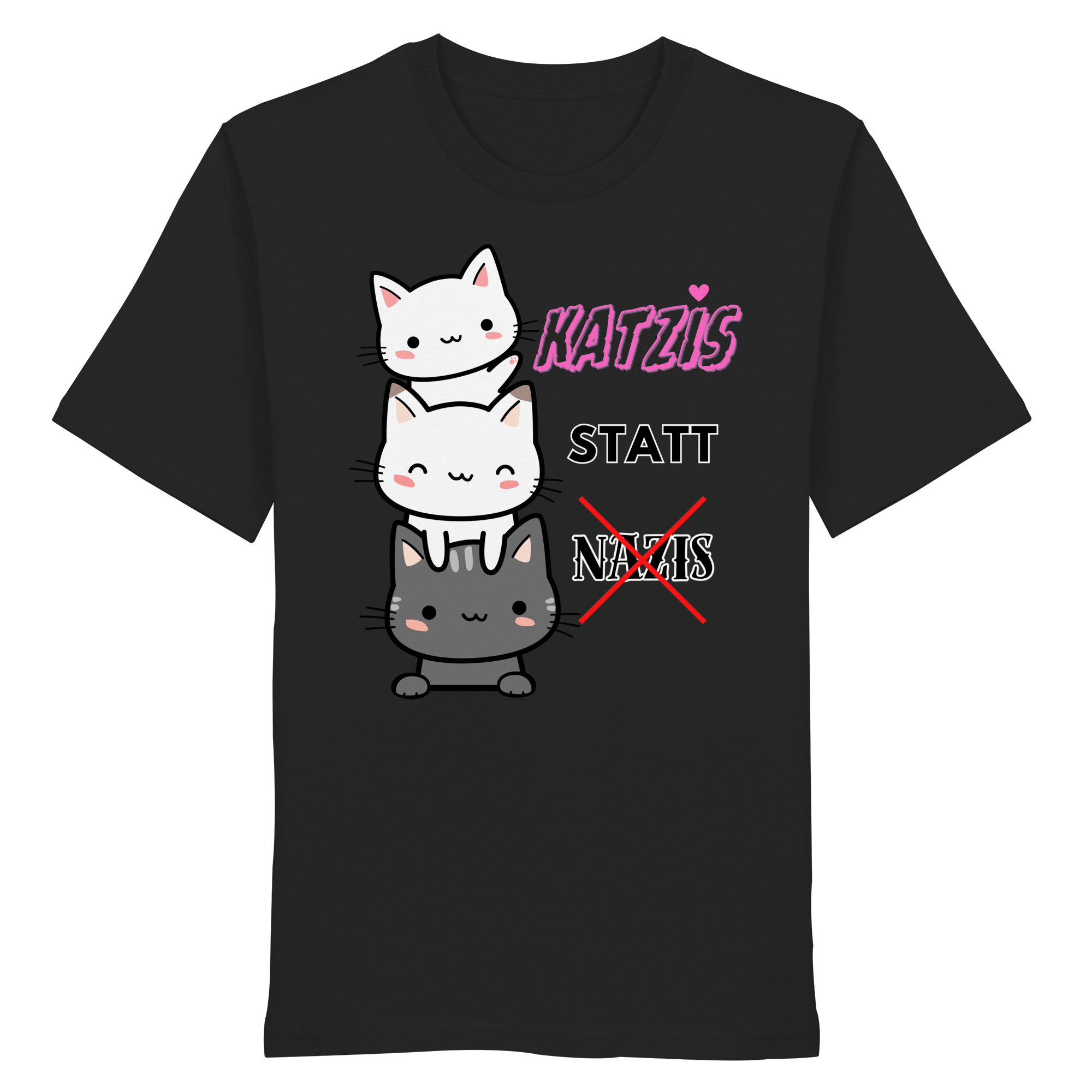 Katzis statt Nazis - Organic Shirt
