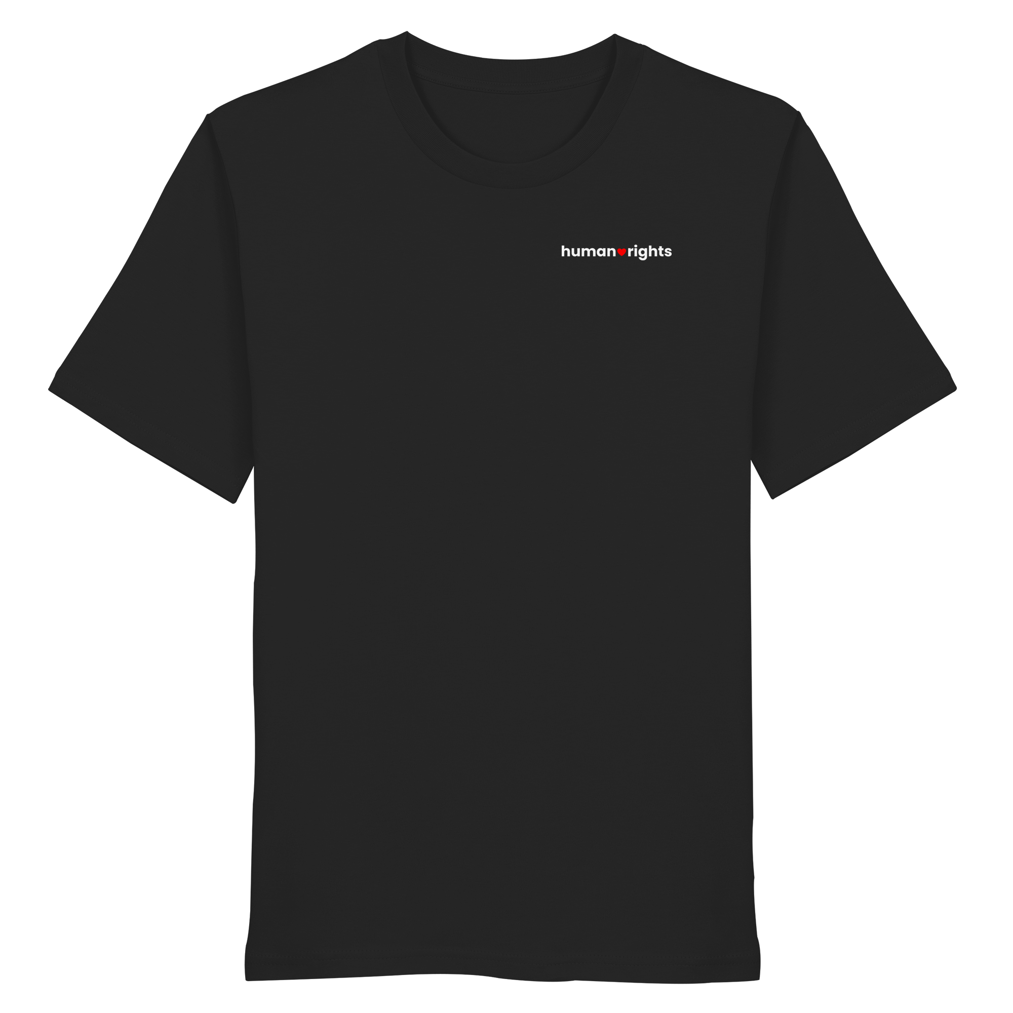 human rights "Red Heart Edition" - Organic Shirt