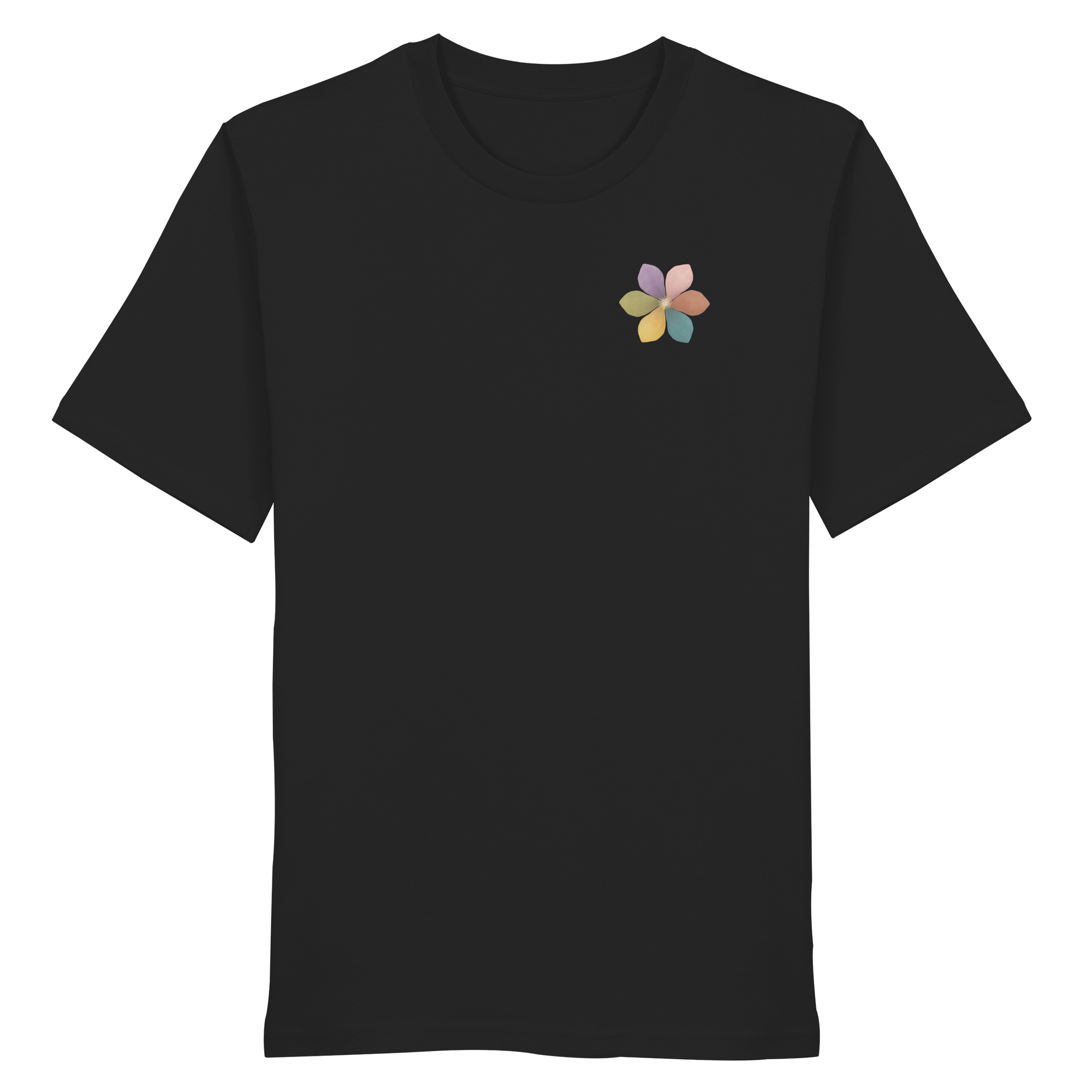Ich sorge gut für mich "Achtsamkeitsblüte Edition" Backprint - Organic Shirt