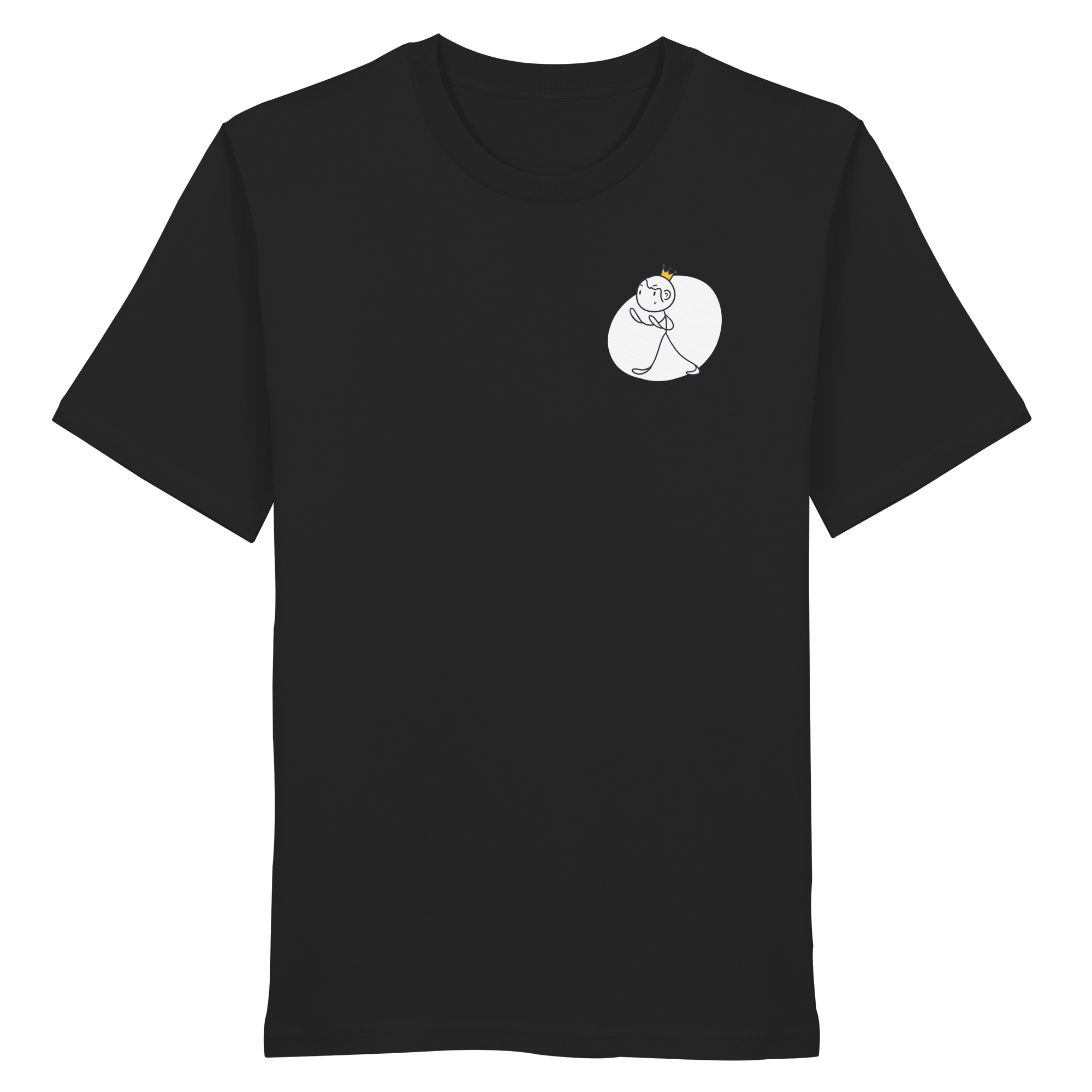 Seelenmännchen "Selbstverteidigung Edition" Brustprint (dunkel) - Organic Shirt