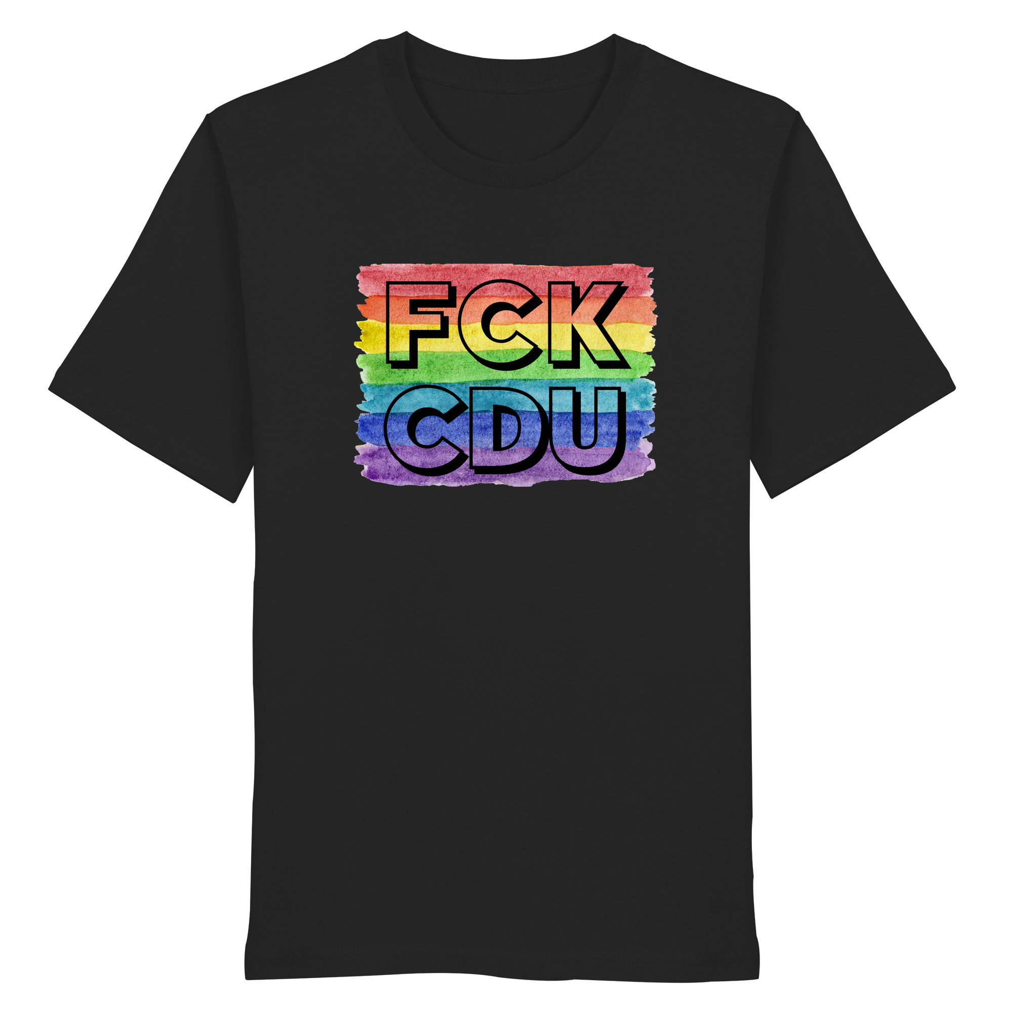 FCK CDU "Rainbow Resistance Edition" - Organic Shirt