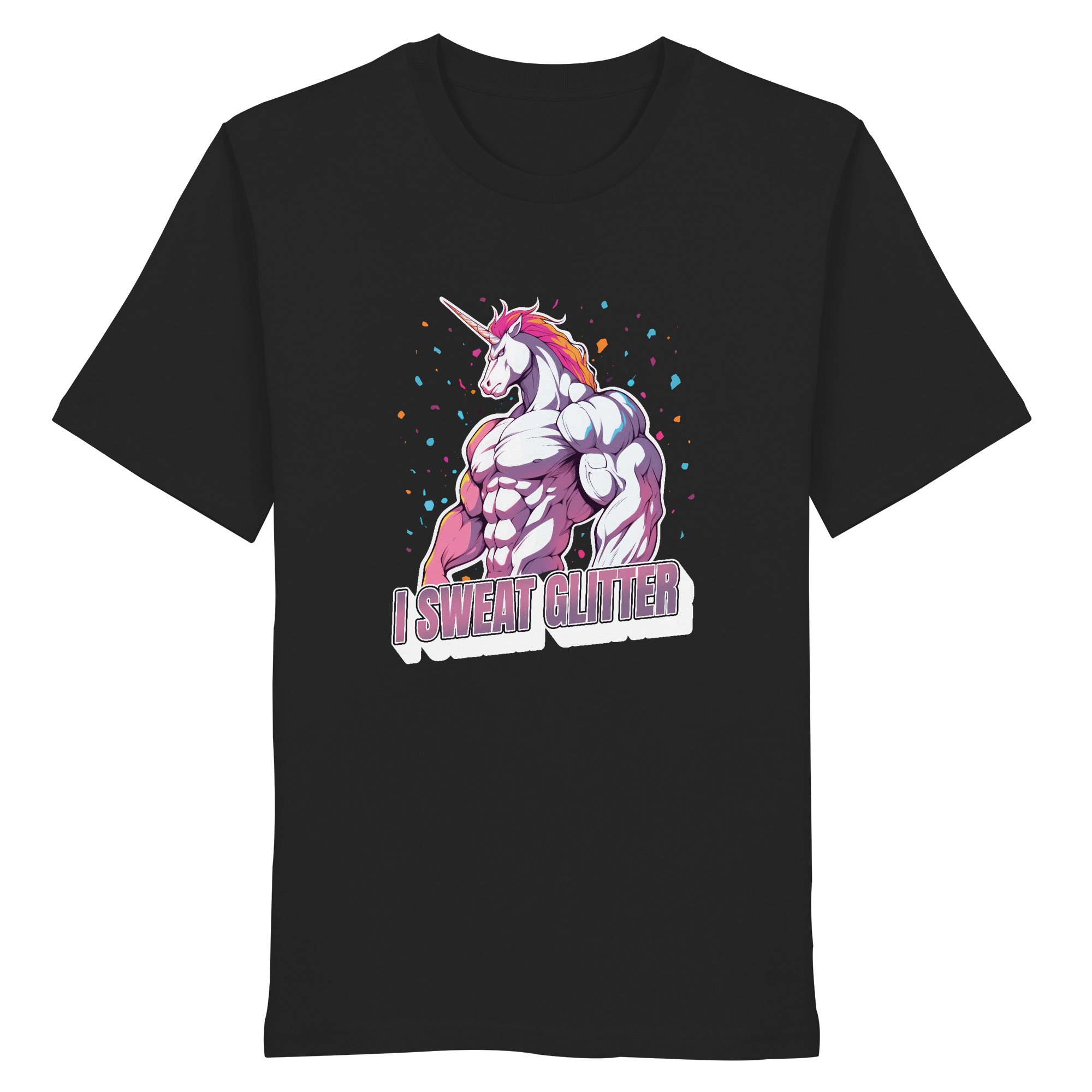 I sweat Glitter - Organic Shirt
