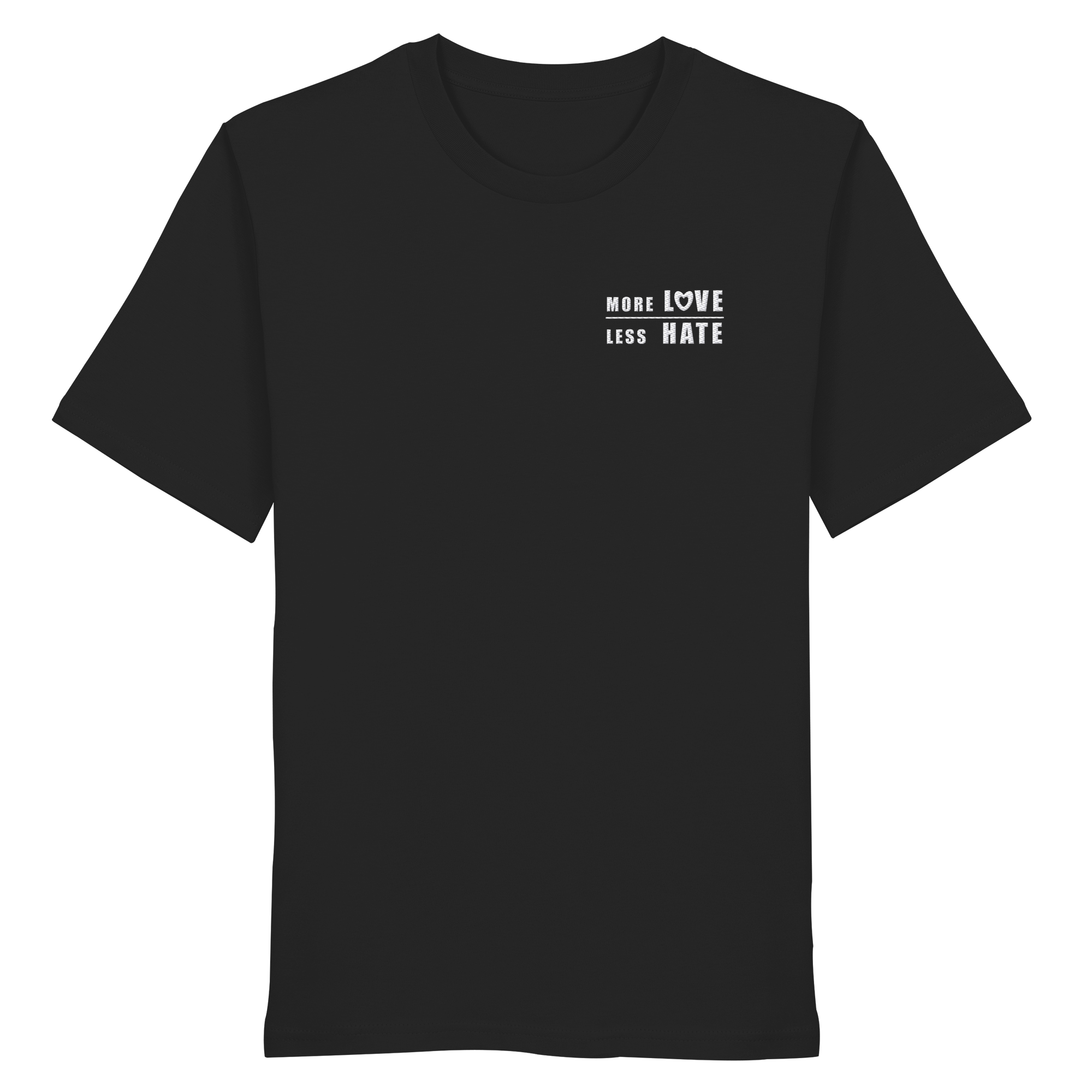 More Love Less Hate "Klare Kante Edition" - Organic Shirt