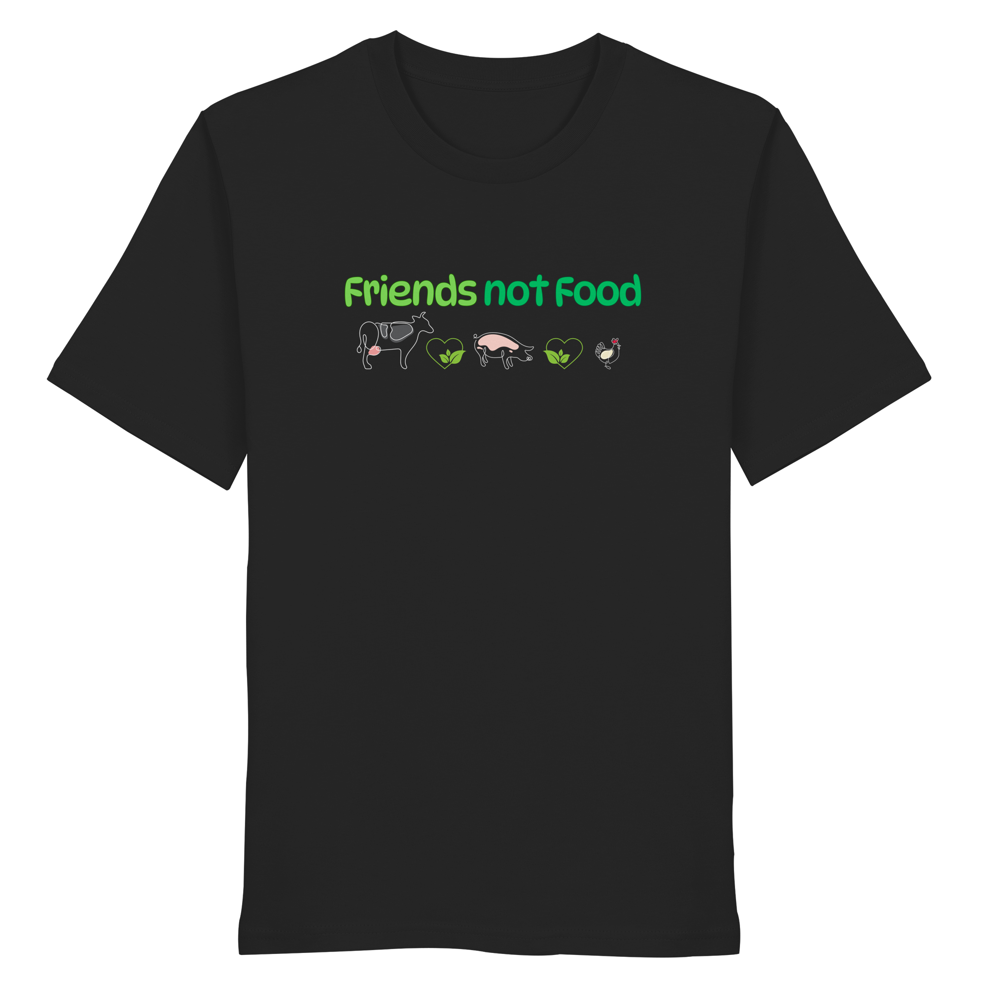 Friends Not Food - Organic Shirt