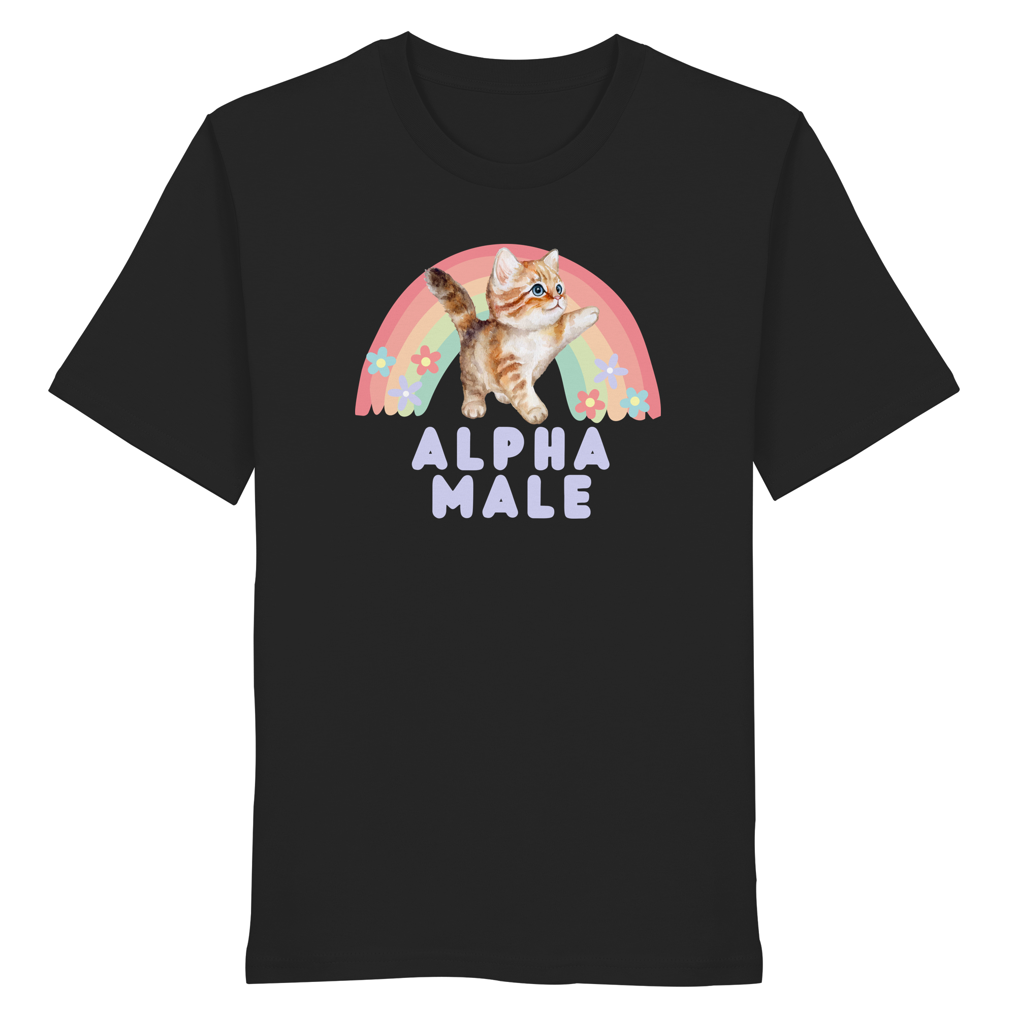 Alpha Male "Rainbow Roar Edition" - Organic Shirt