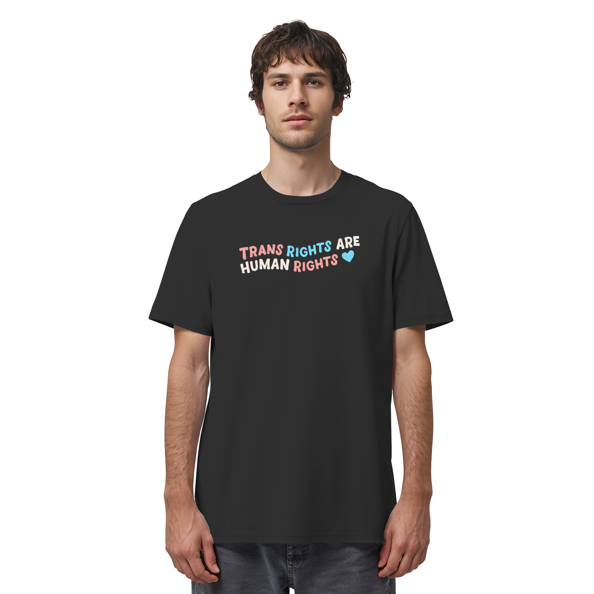 Trans Rights are Human Rights "Pastel Power Edition" - Organic Shirt