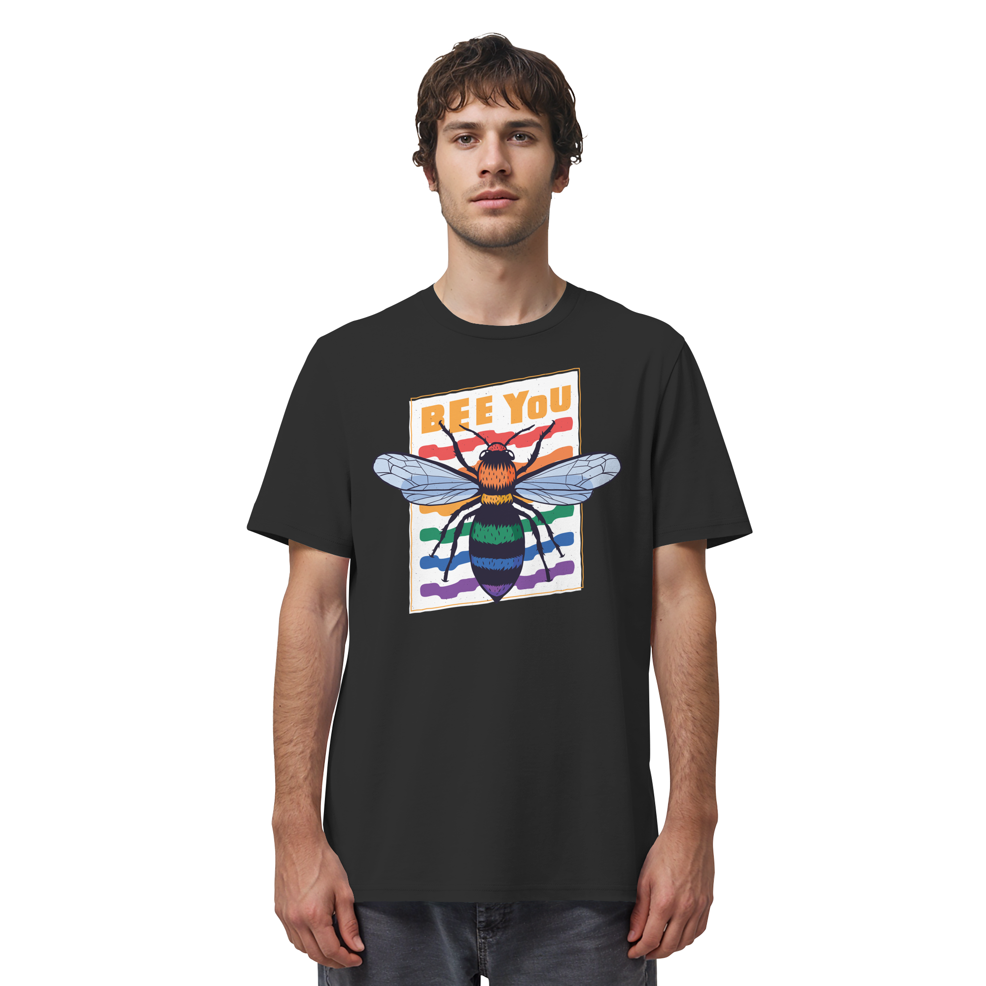 Bee You "Rainbow Edition" - Organic Shirt
