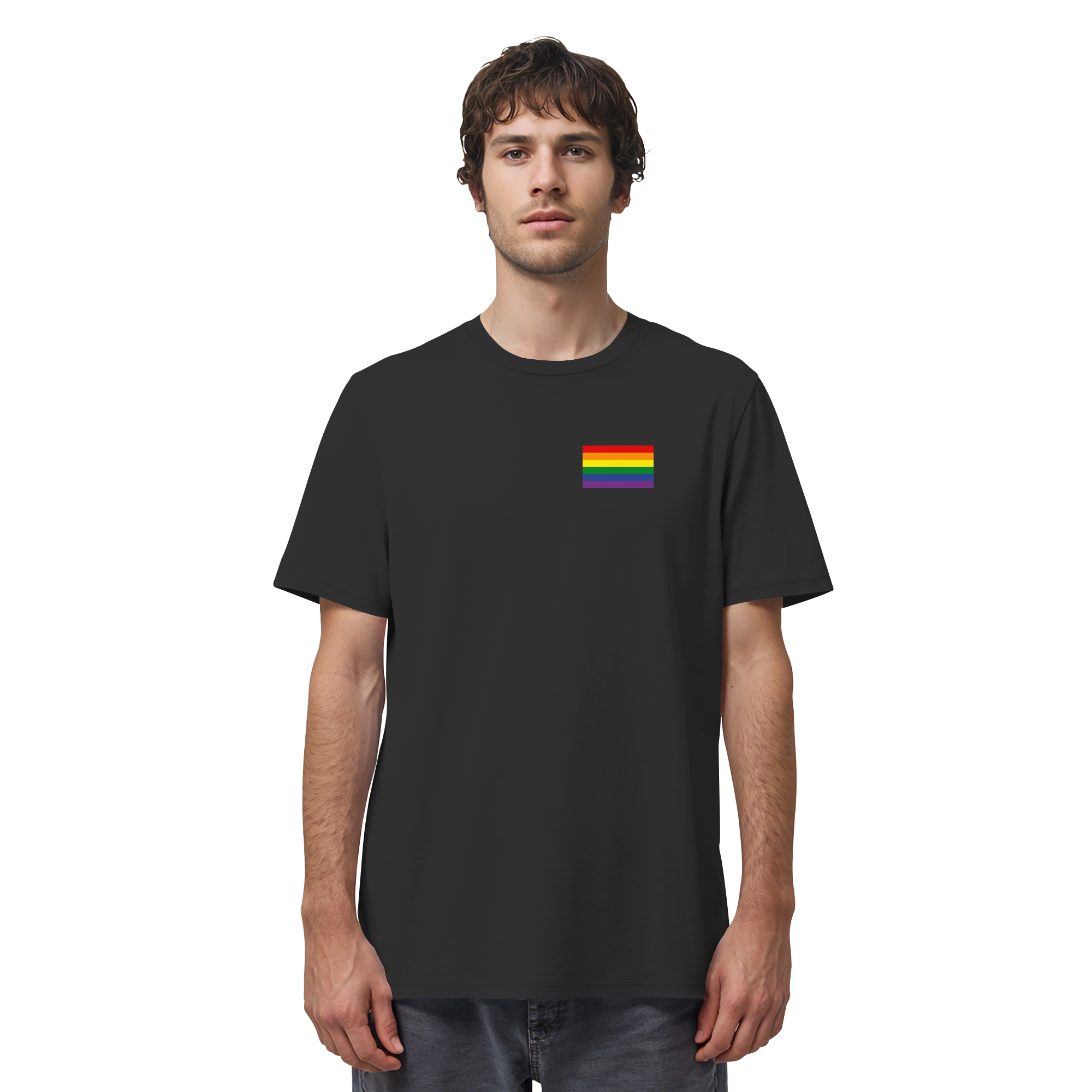 Regenbogen Pride Flag - Organic Shirt