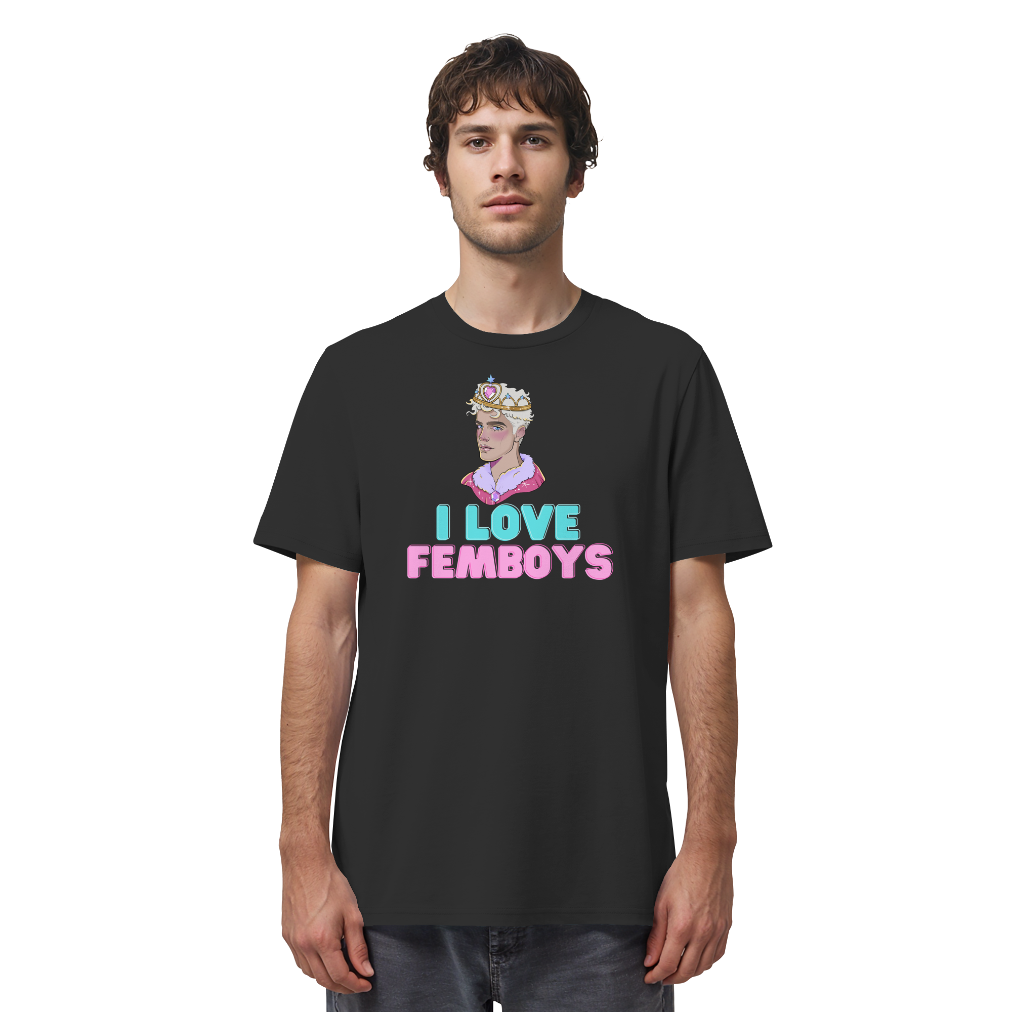 I Love Femboys "Royal Blush Edition" - Organic Shirt