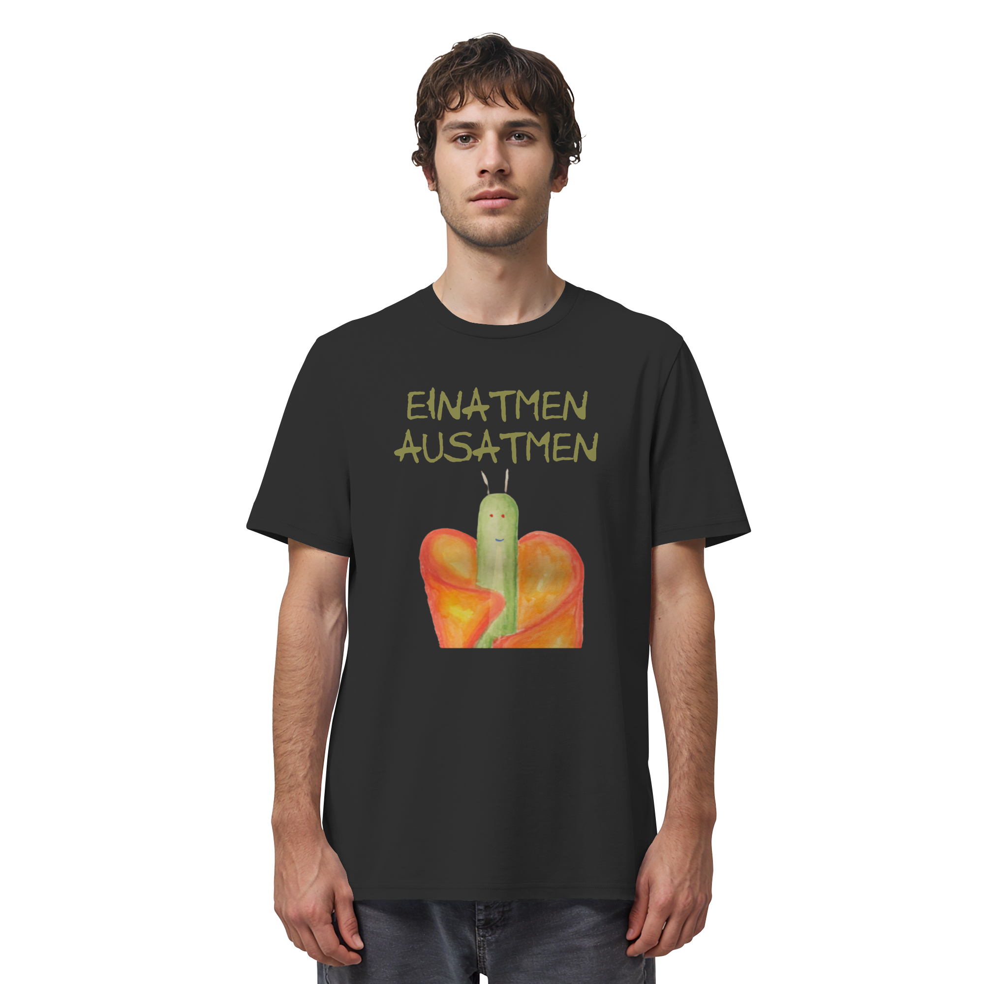Einatmen Ausatmen "Schmetterline Jona Edition" - Organic Shirt