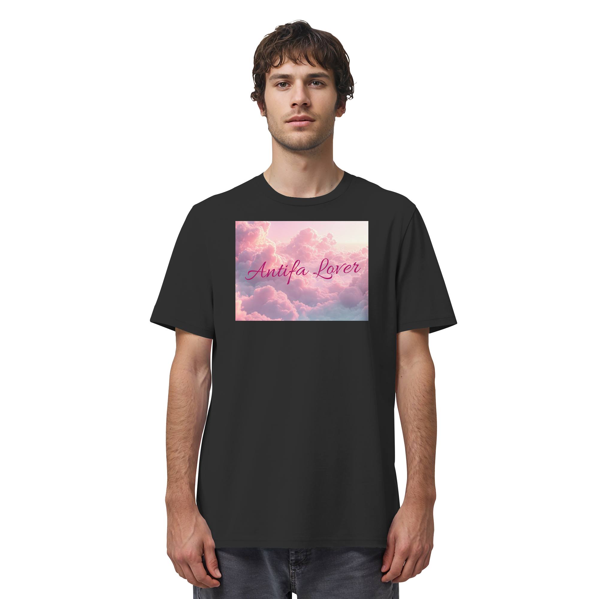 Antifa Lover Antifa Lover Backprint - Organic Shirt