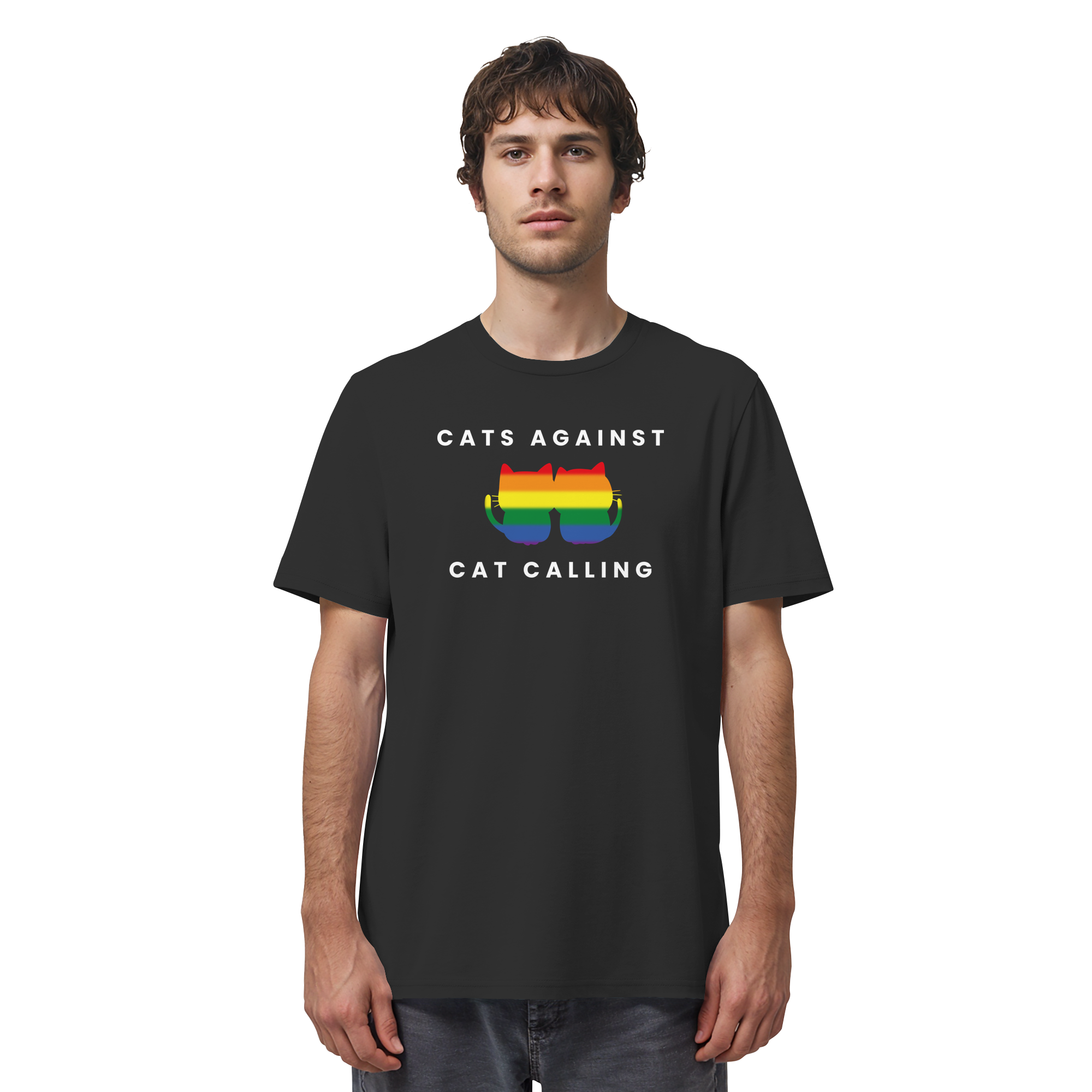 Cats Against Catcalling "Rainbow Edition" - Organic Shirt