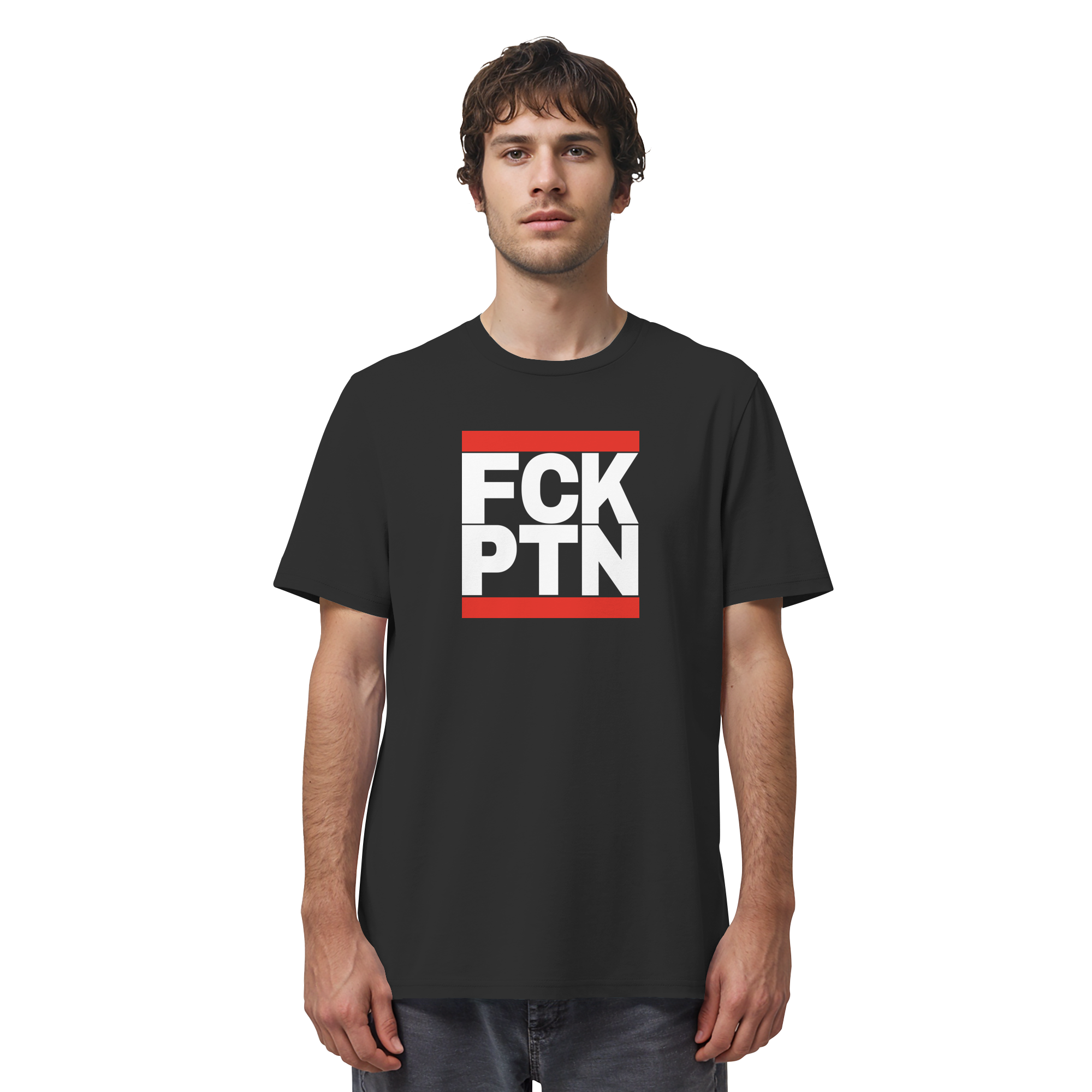 FCK PTN (weiße Schrift) - Organic Shirt