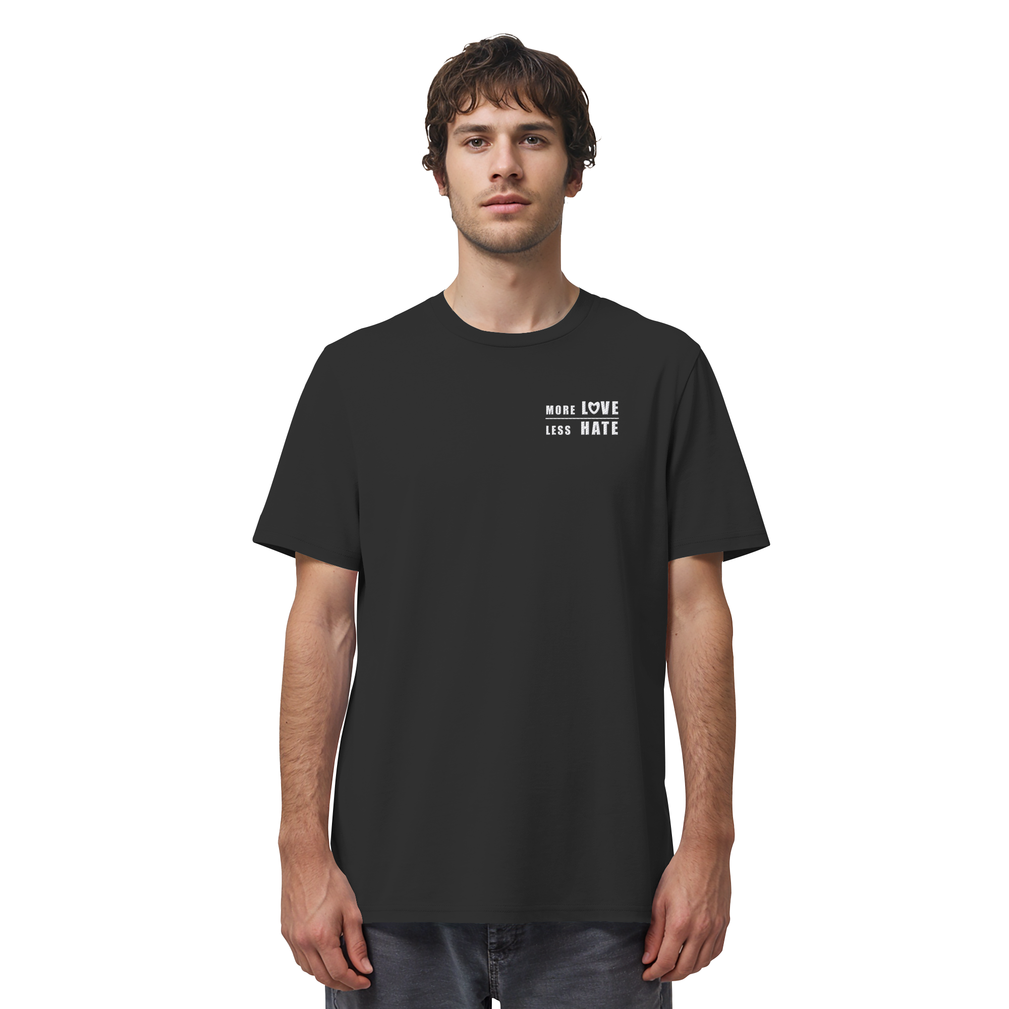 More Love Less Hate "Klare Kante Edition" - Organic Shirt