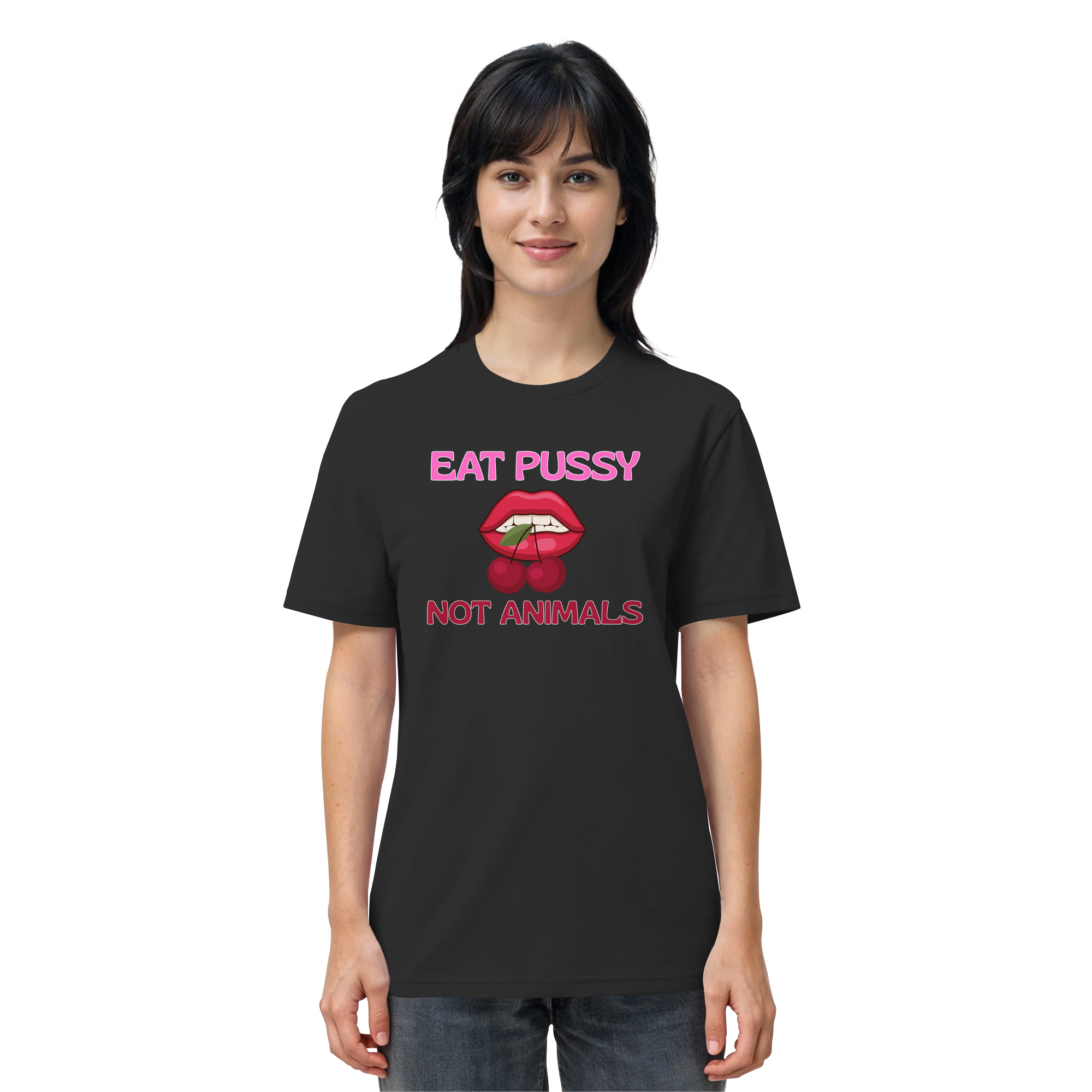 Eat Pussy Not Animals "Cherry Bite Edition" - Organic Shirt