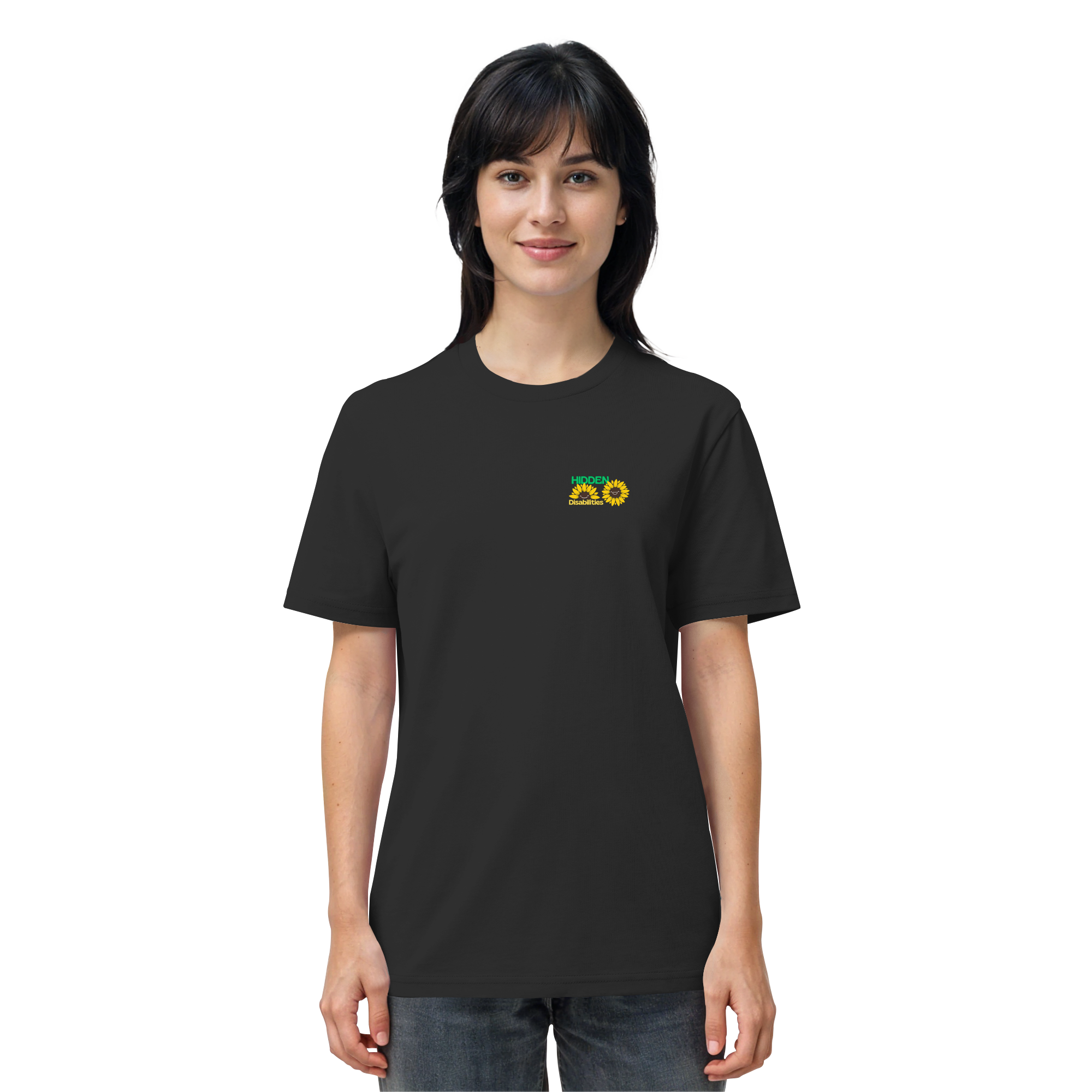 Hidden Disabilities "Sunflower Smile Edition" - Organic Shirt