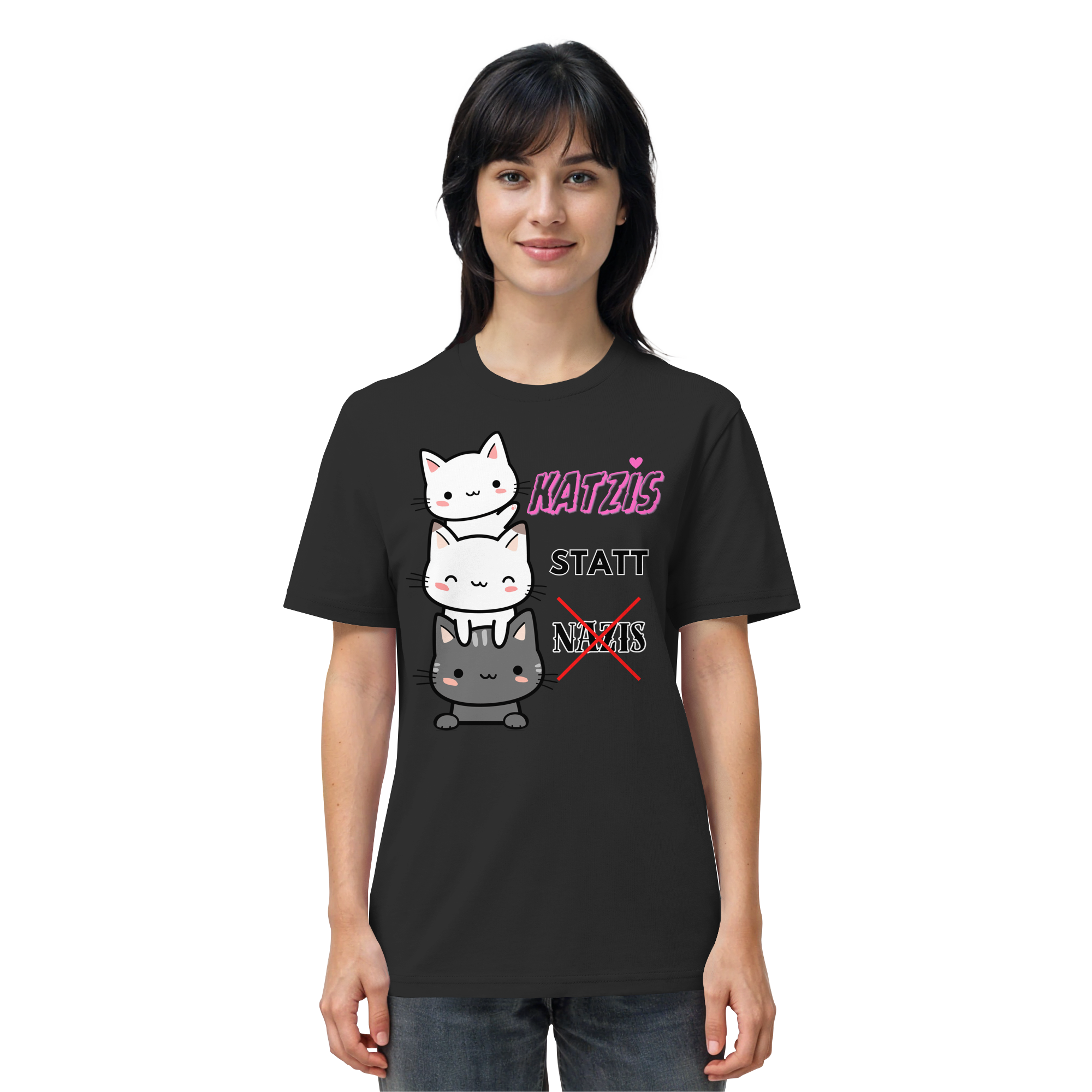 Katzis statt Nazis - Organic Shirt