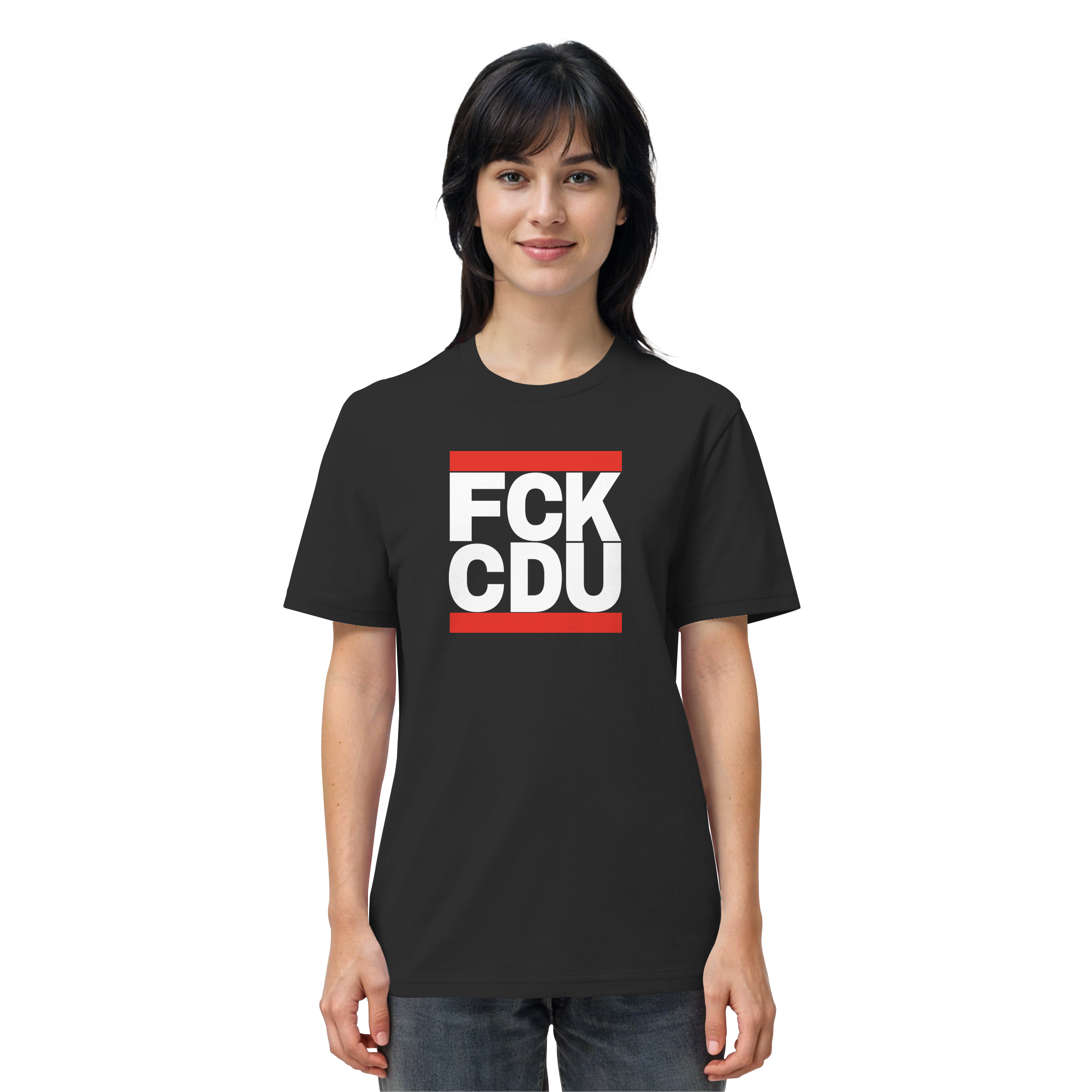 FCK CDU (weiße Schrift) - Organic Shirt