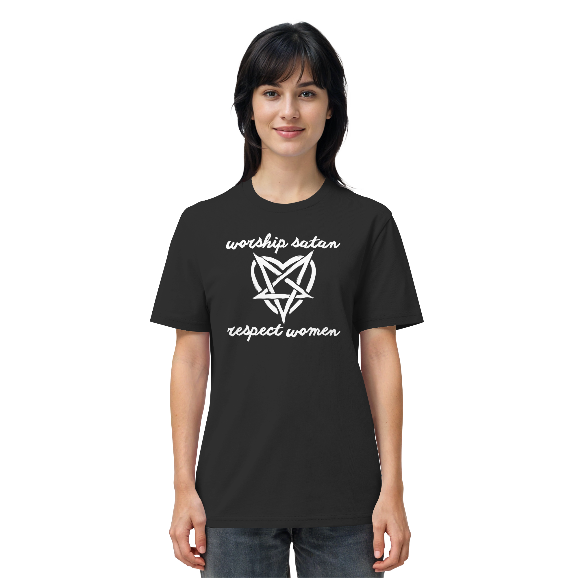 Worship Satan Respect Women - Organic Shirt