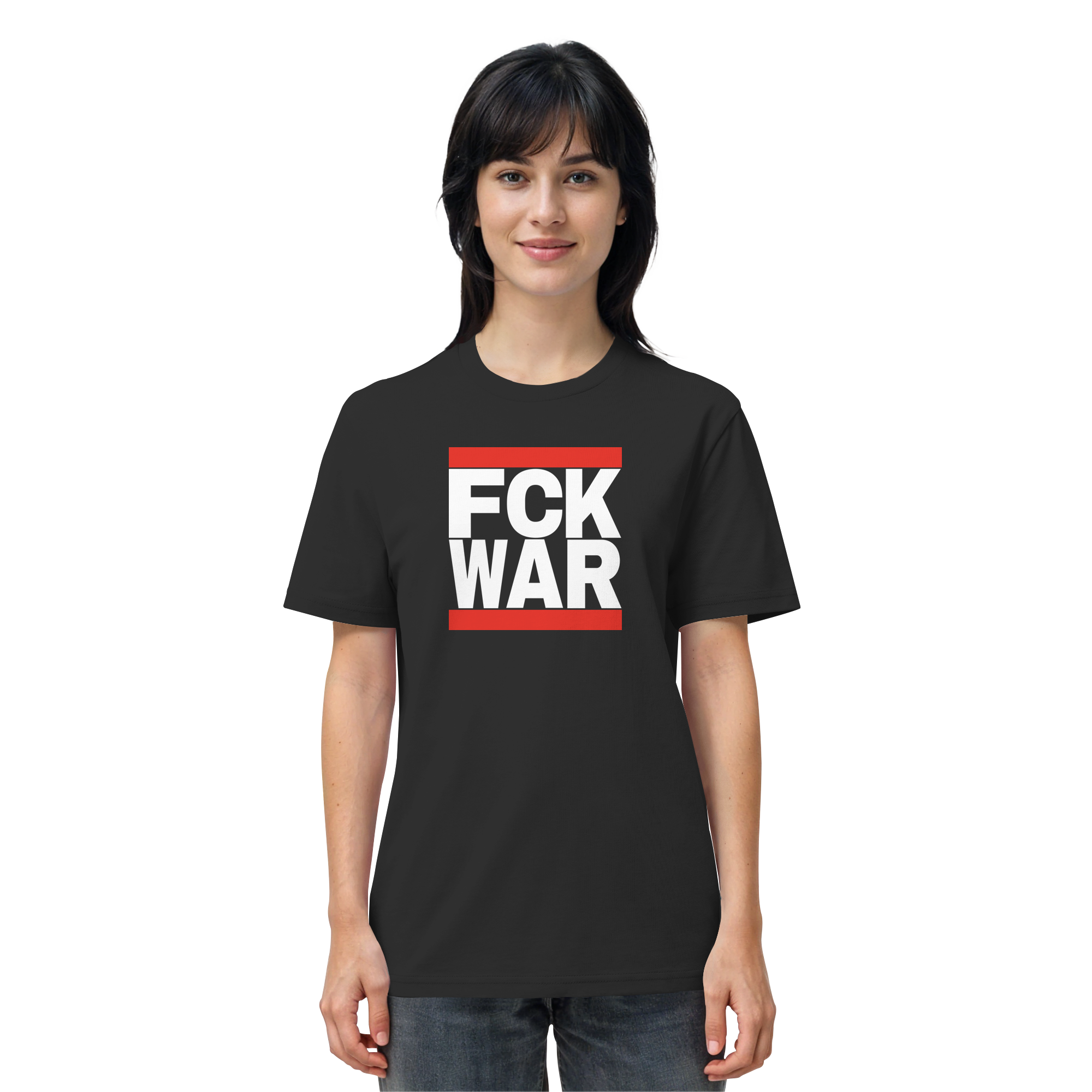 FCK WAR (weiße Schrift) - Organic Shirt