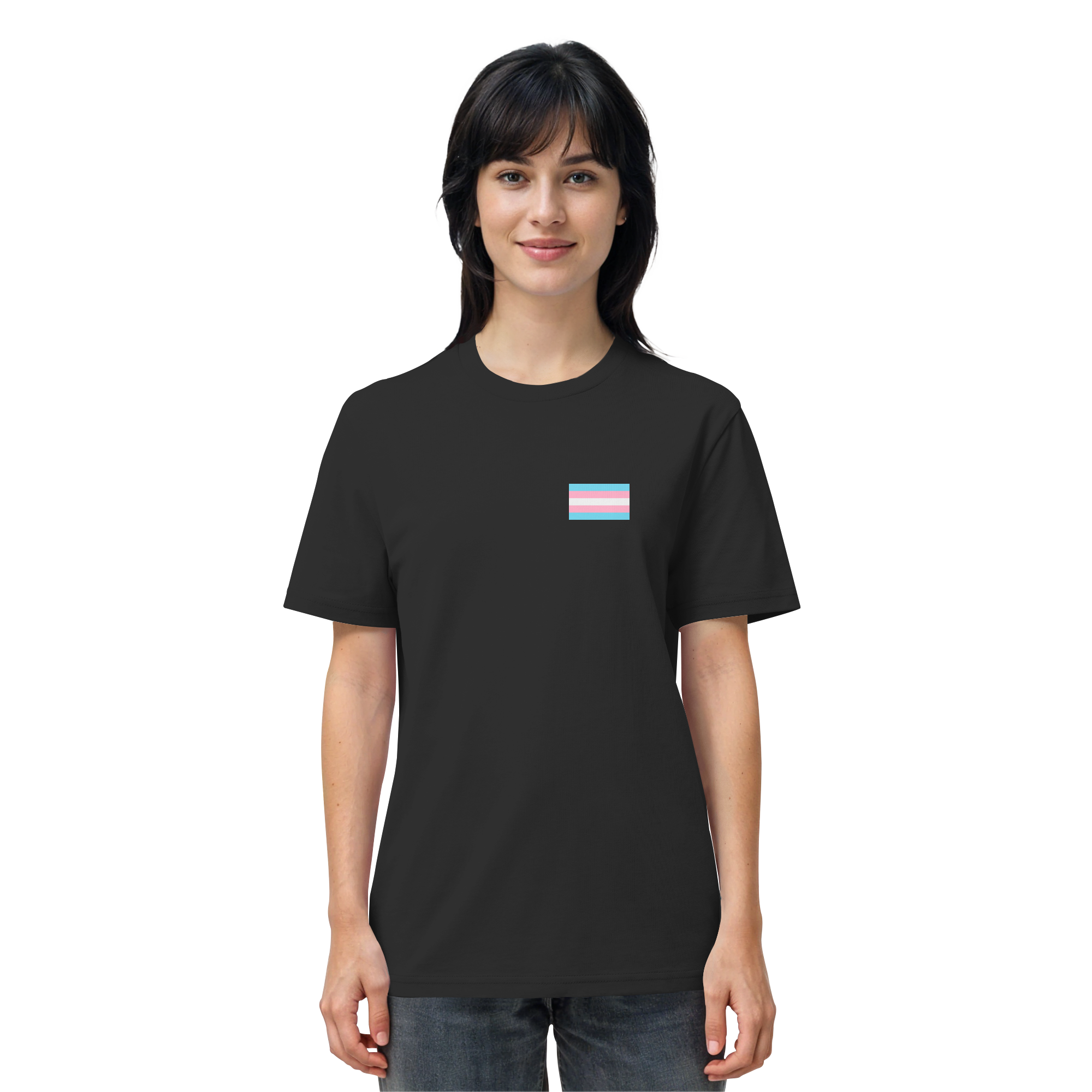 Trans Pride Flag - Organic Shirt