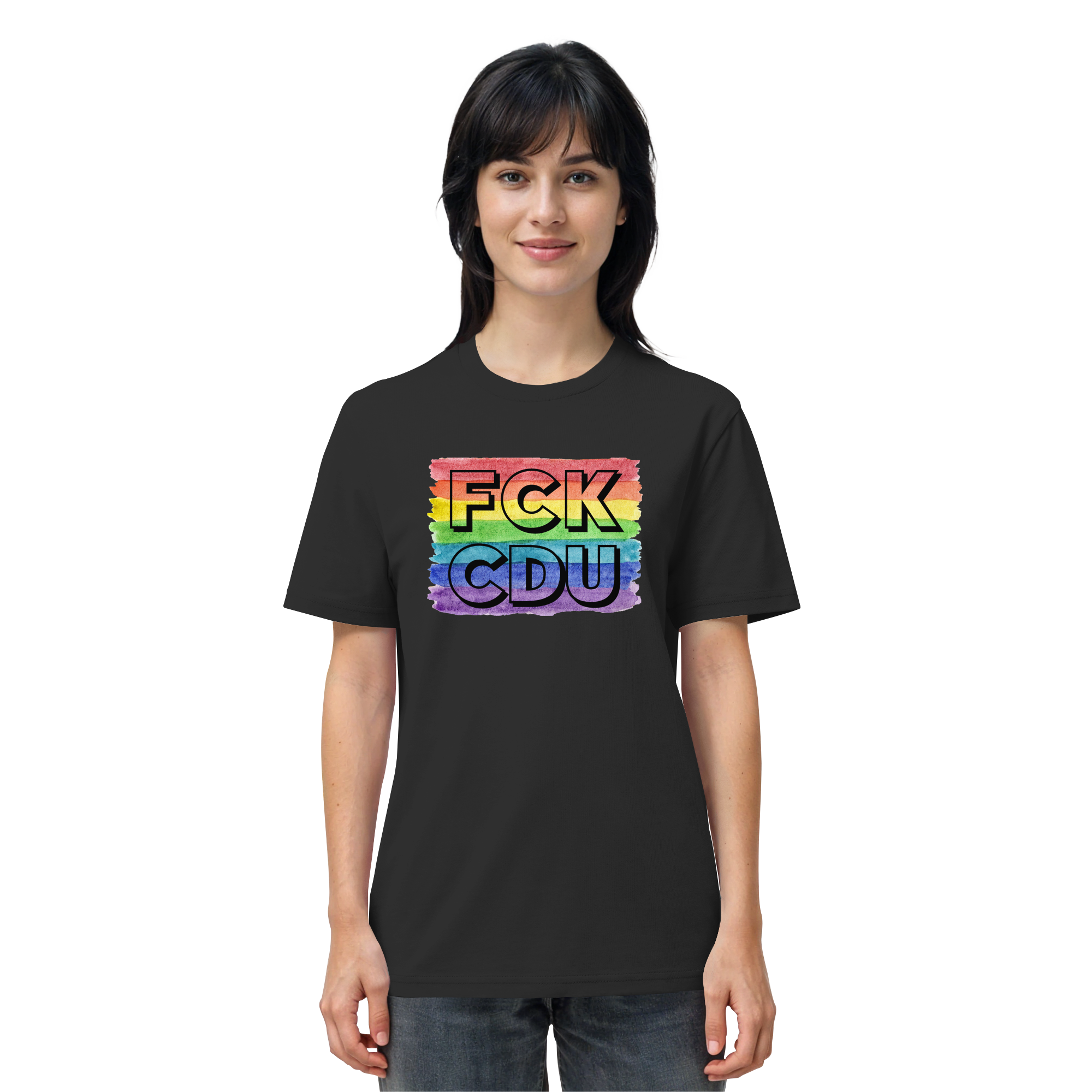 FCK CDU "Rainbow Resistance Edition" - Organic Shirt