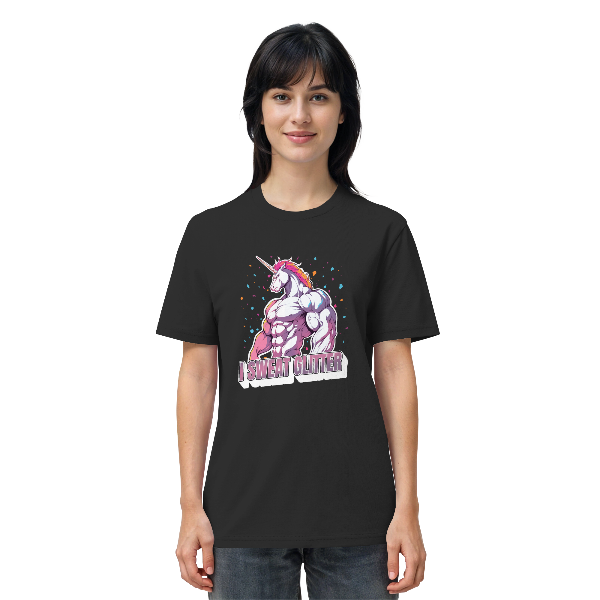 I sweat Glitter - Organic Shirt