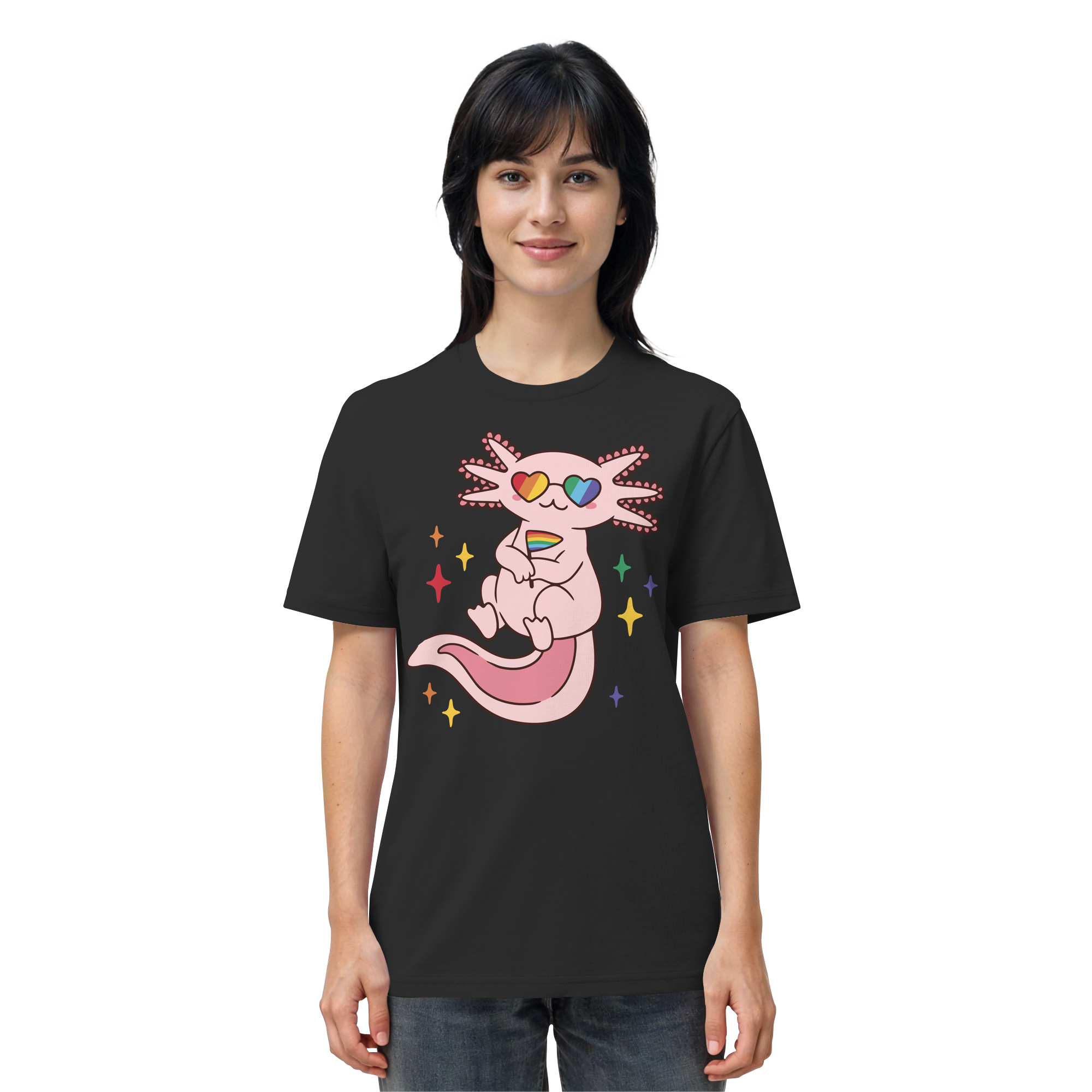 Big Pride Axolotl - Organic Shirt