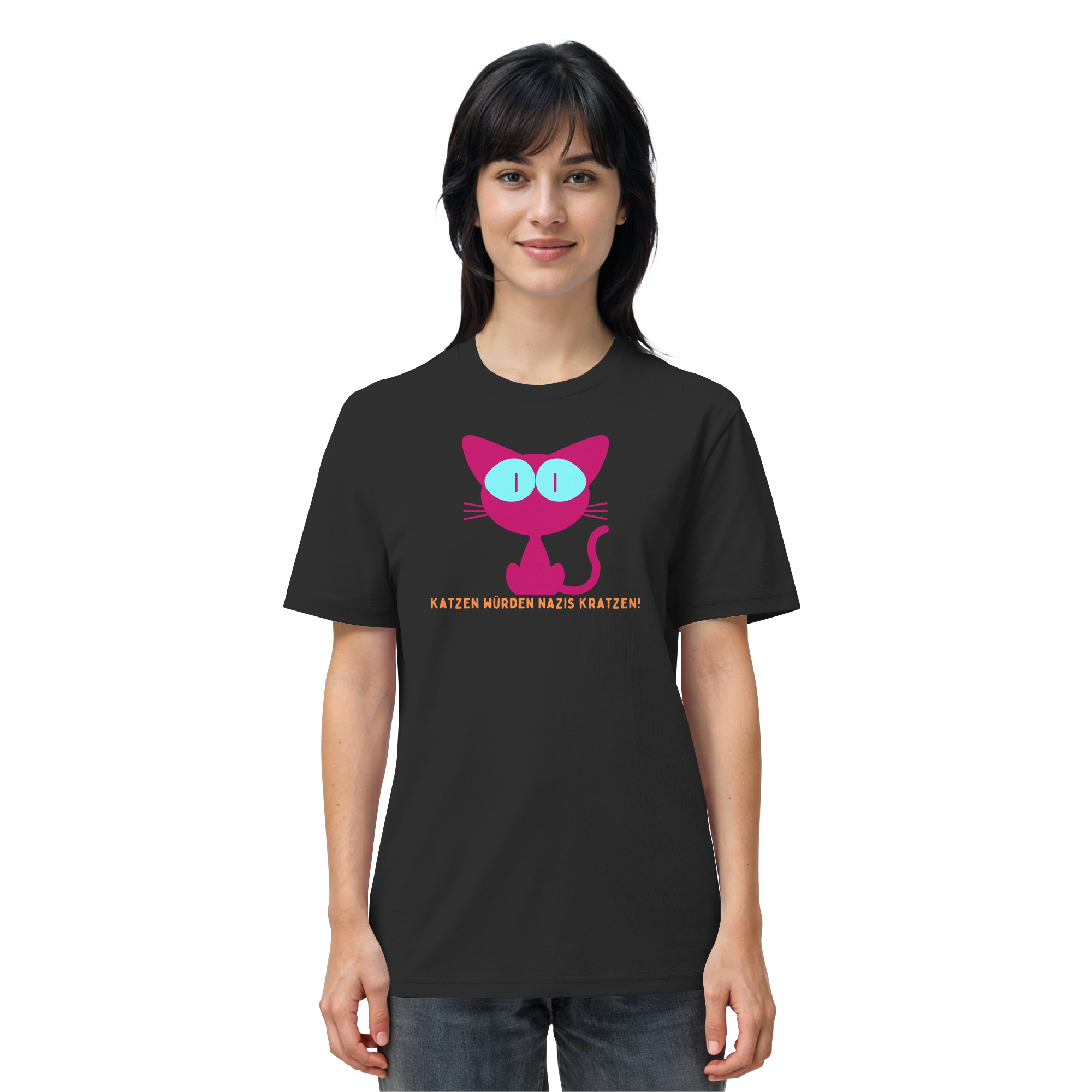 Katzen würden Nazis kratzen - Organic Shirt