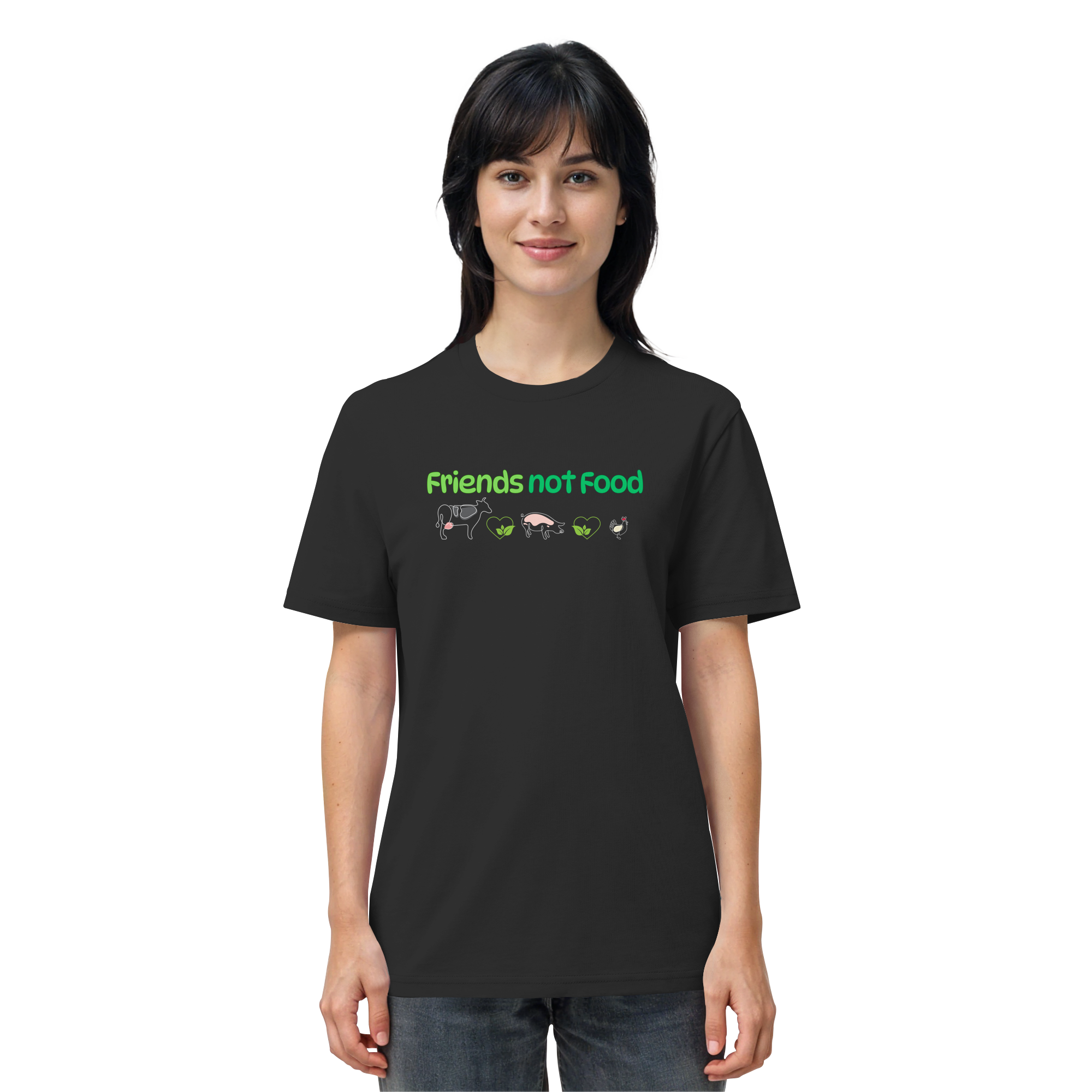 Friends Not Food - Organic Shirt