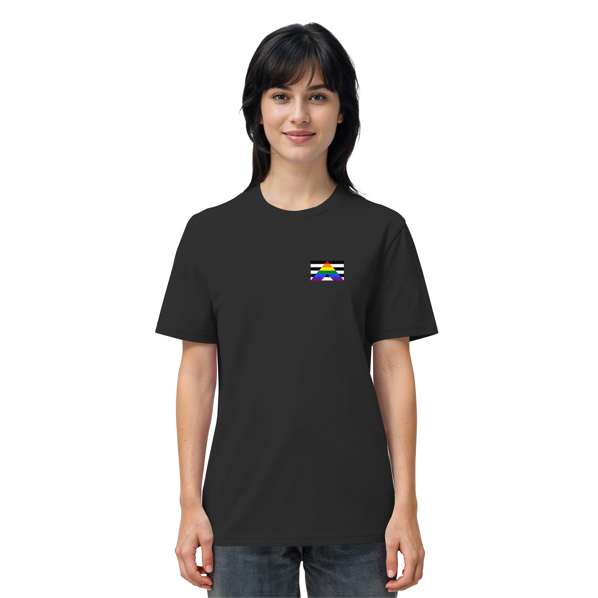 Straight Ally Pride Flag - Organic Shirt