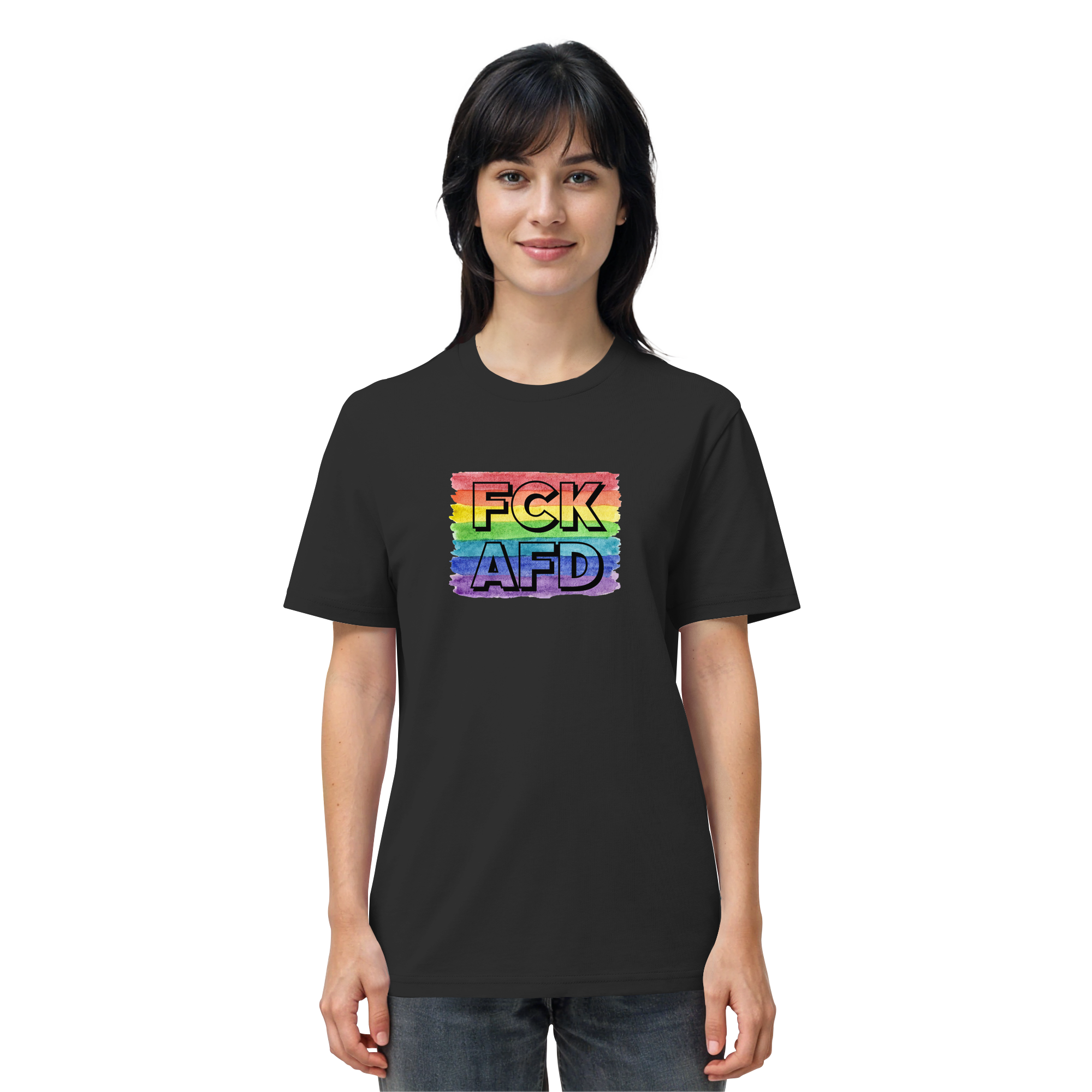 FCK AFD "Rainbow Resistance Edition" - Organic Shirt