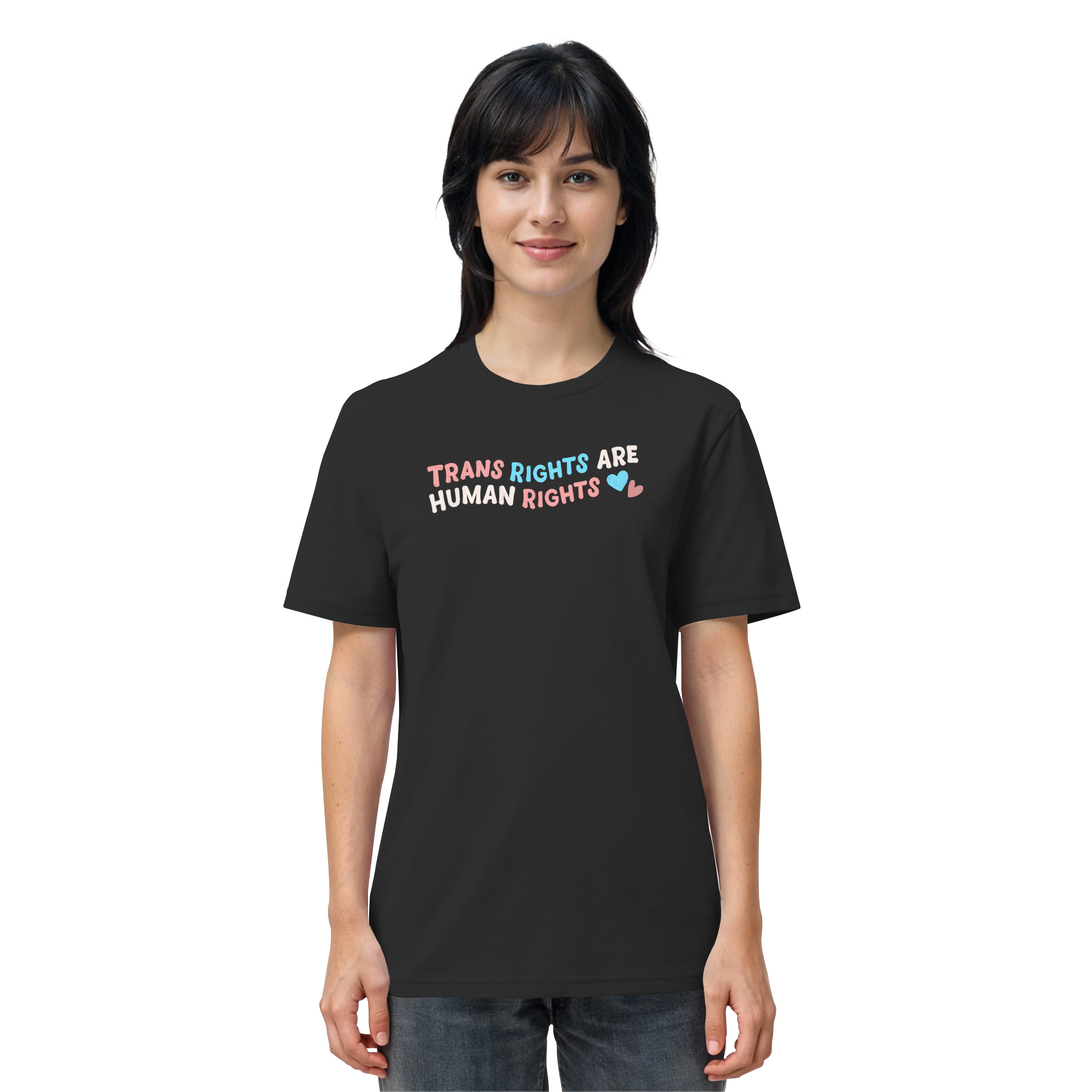 Trans Rights are Human Rights "Pastel Power Edition" - Organic Shirt