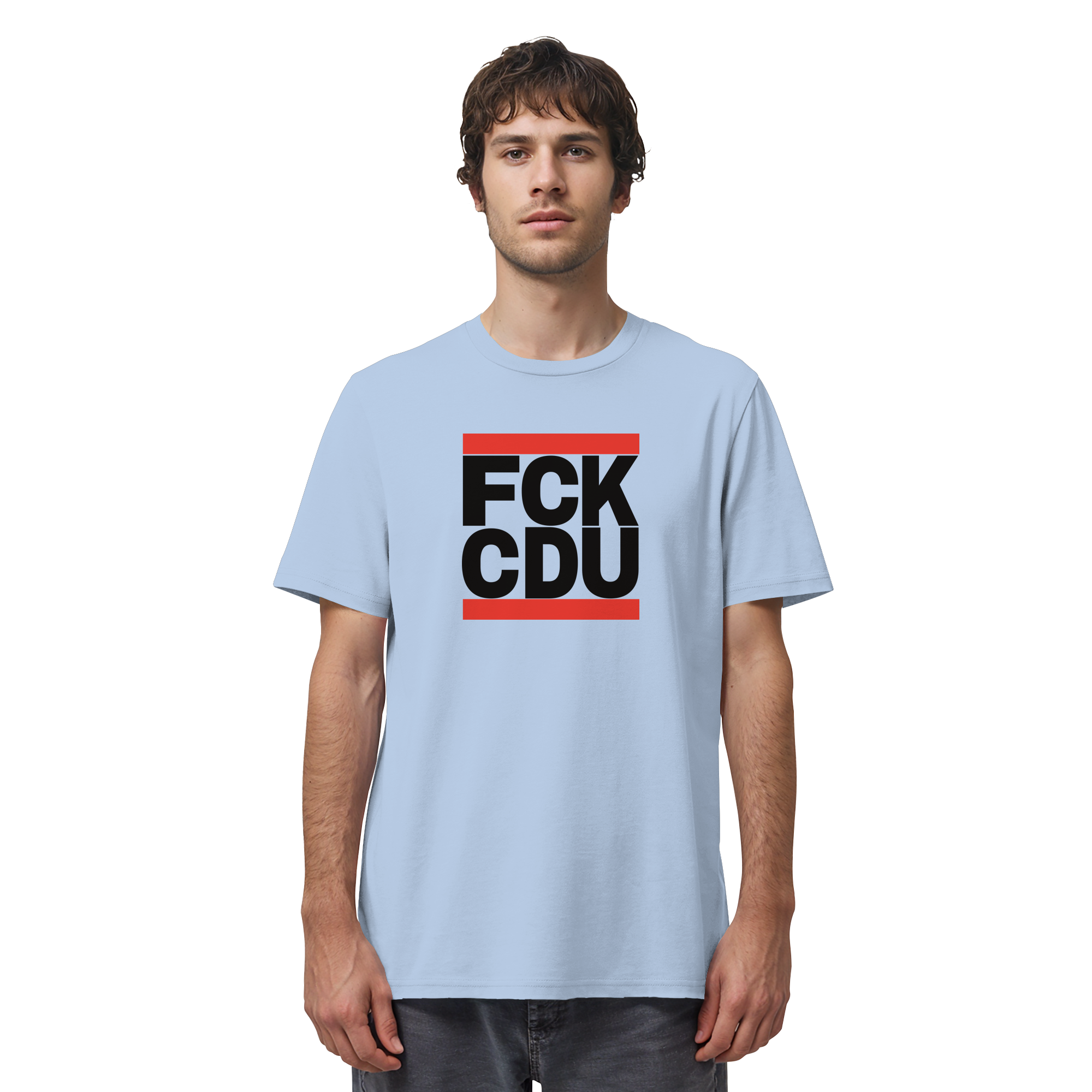 FCK CDU (schwarze Schrift) - Organic Shirt