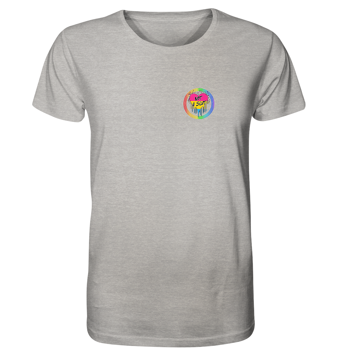 Pansexual Not a Slut "Regenbogenkreis Edition" - Organic Shirt