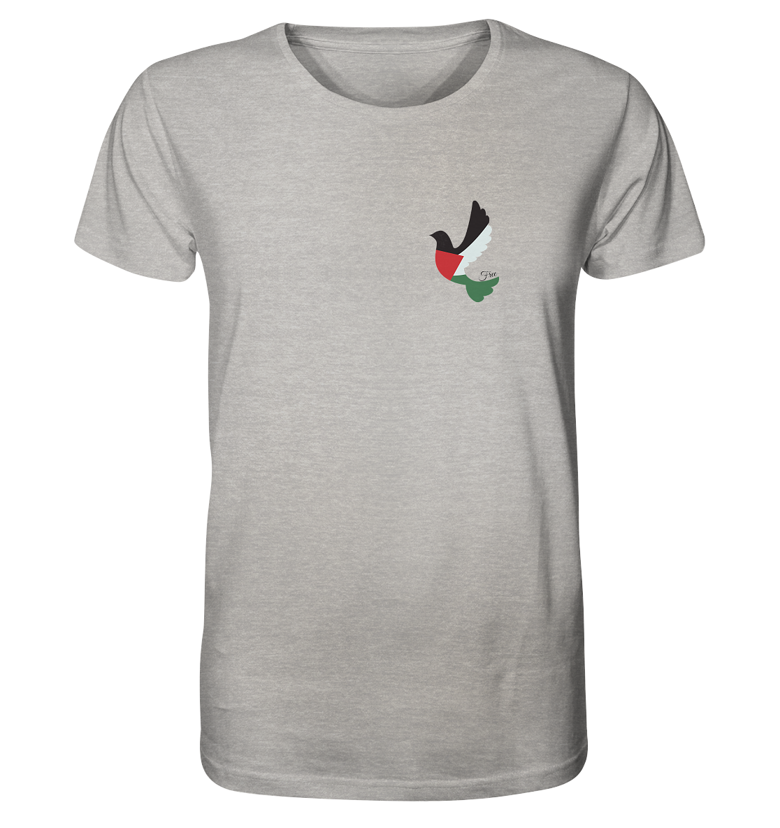 Free Palestine "Unbroken Wings Edition" - Organic Shirt