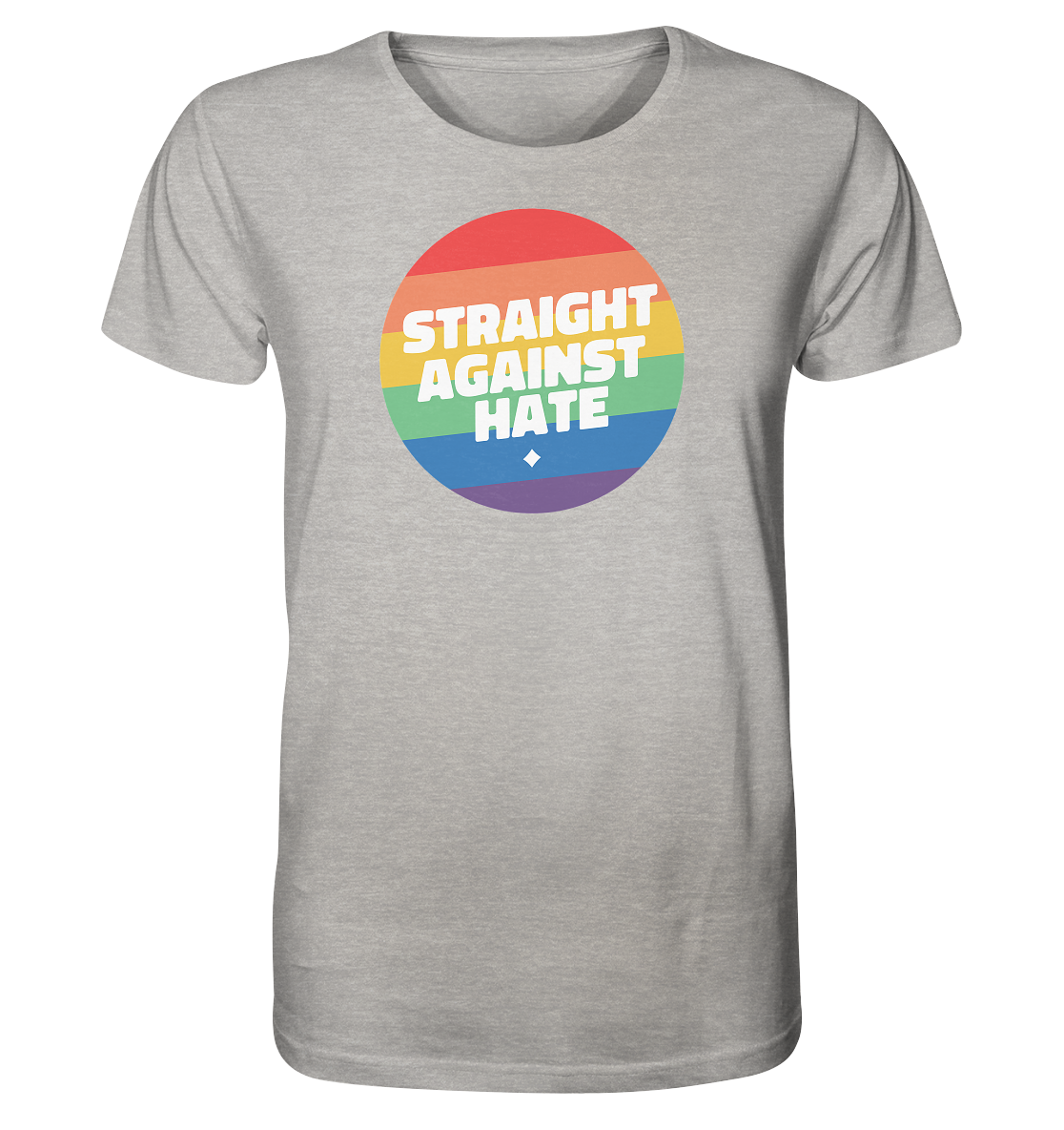 Straight Against Hate Badge Unisex Shirt