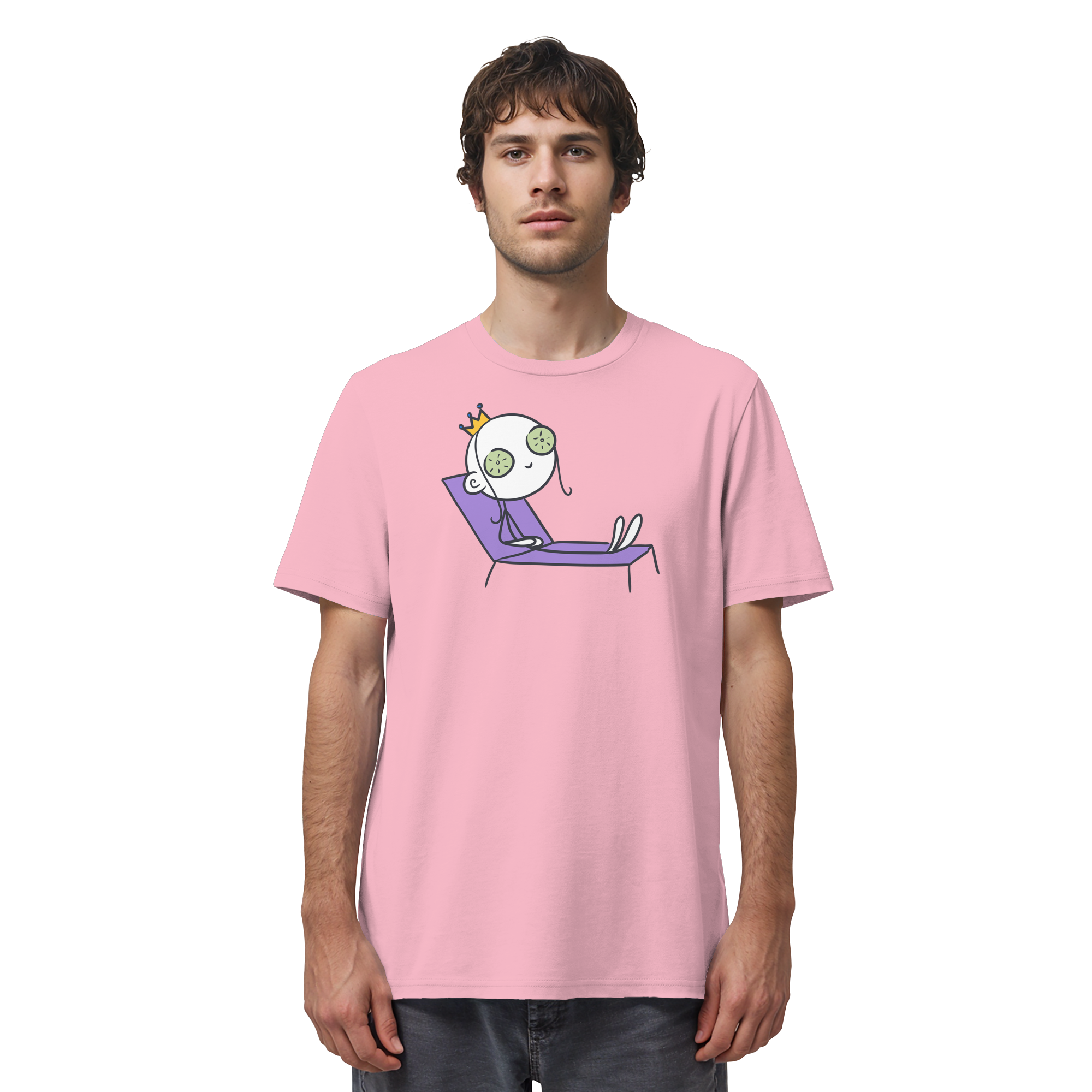 Seelenmännchen "Chill Out Edition" Frontprint - Organic Shirt
