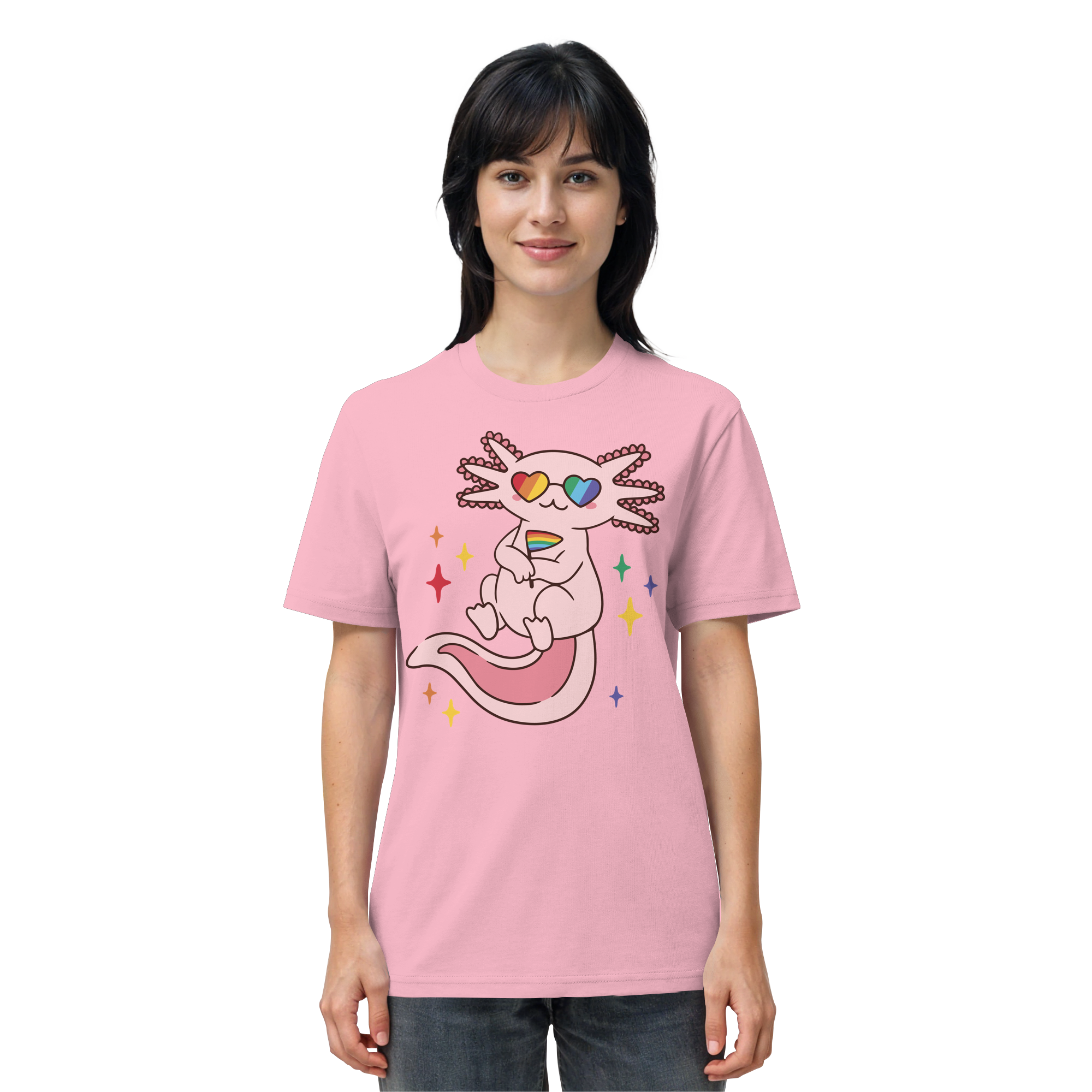 Big Pride Axolotl - Organic Shirt