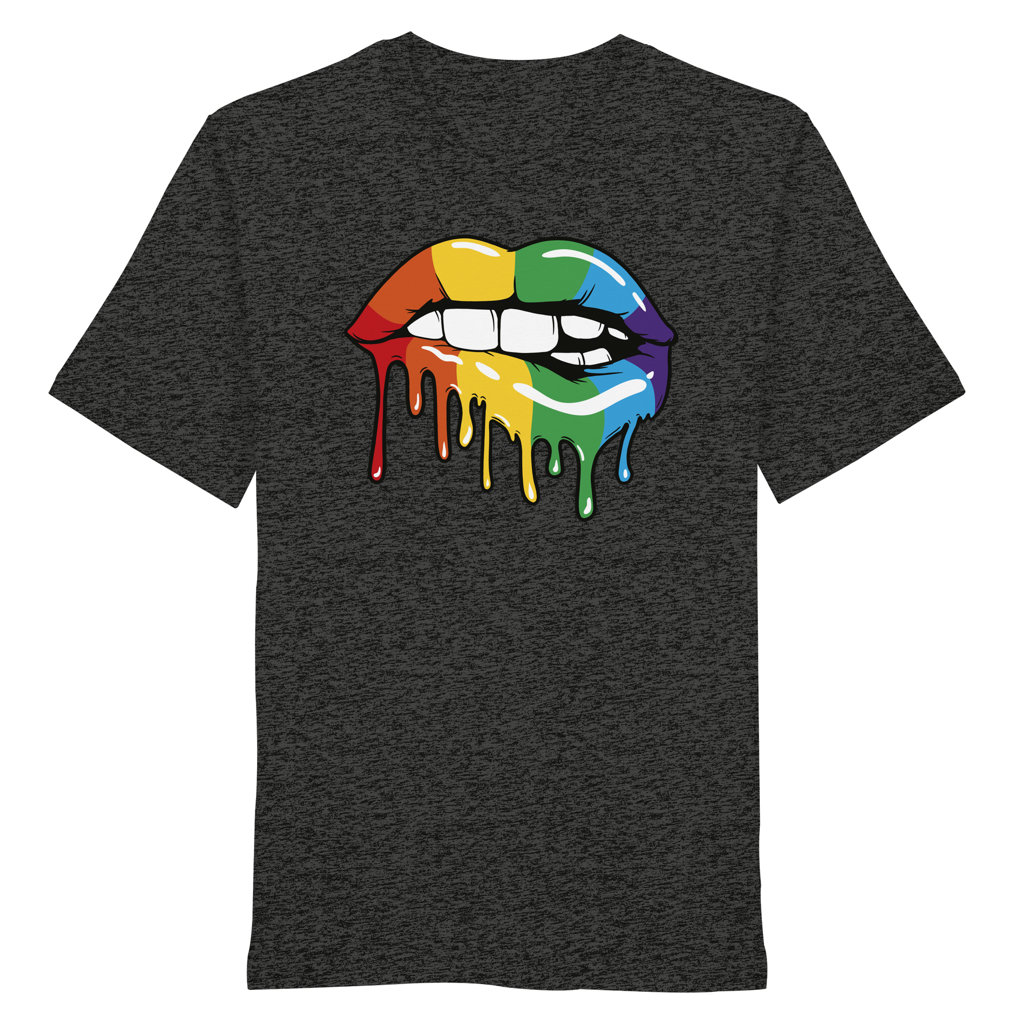 Regenbogen Lippen - Organic Shirt