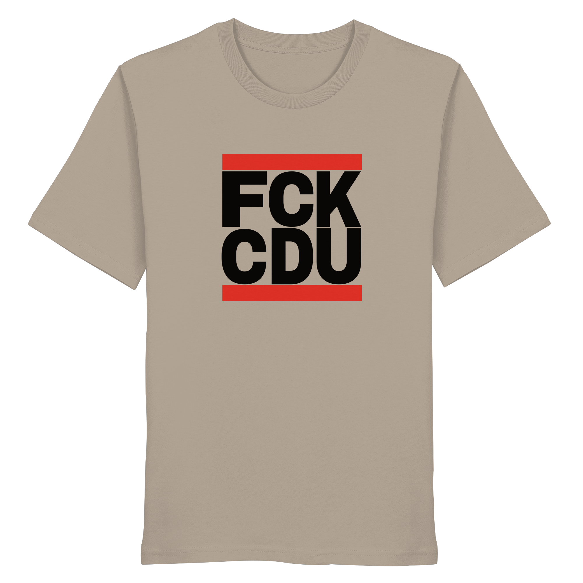 FCK CDU (schwarze Schrift) - Organic Shirt