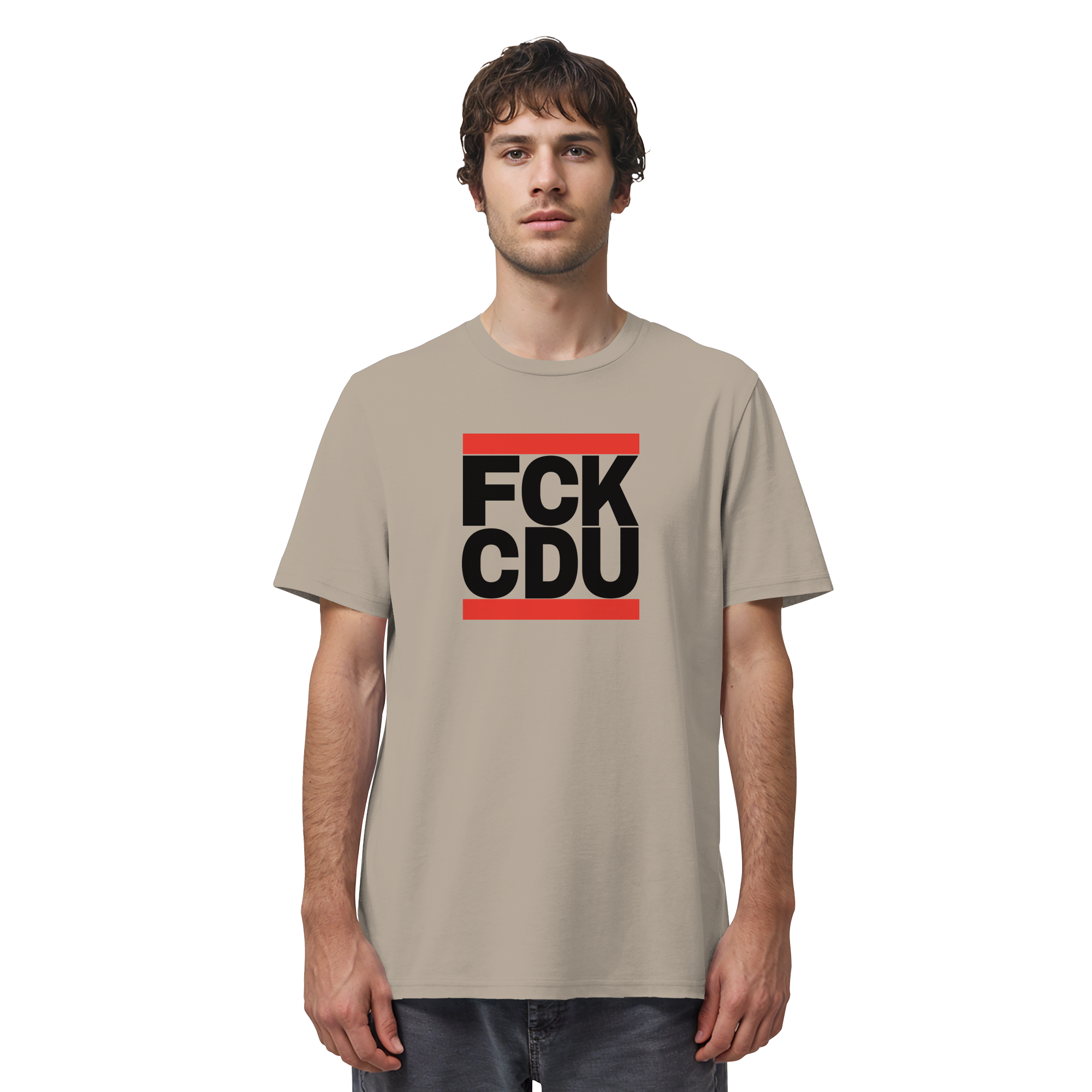 FCK CDU (schwarze Schrift) - Organic Shirt