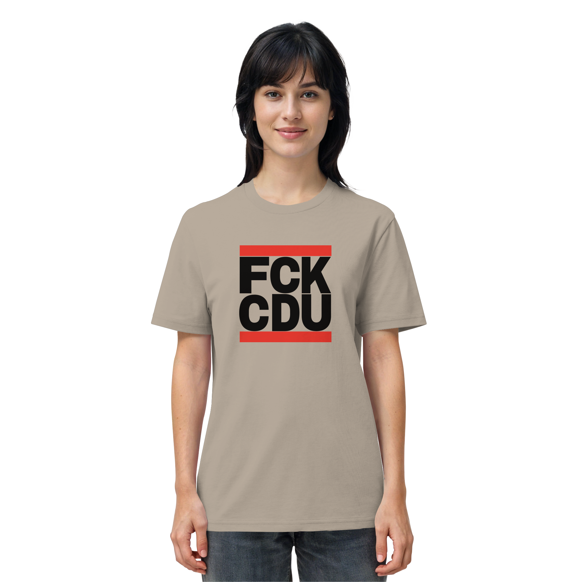 FCK CDU (schwarze Schrift) - Organic Shirt