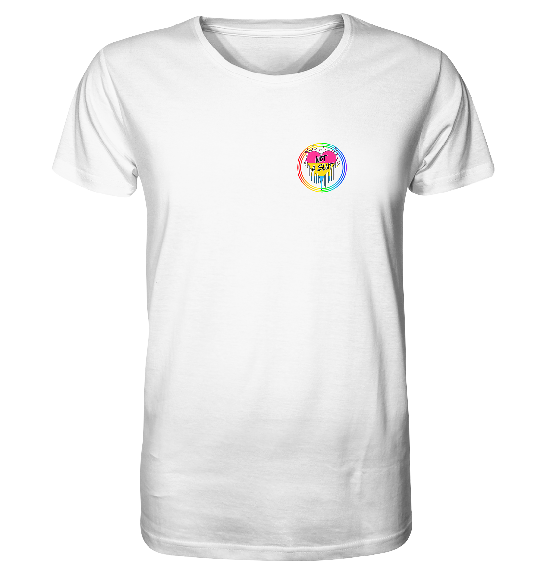 Pansexual Not a Slut "Regenbogenkreis Edition" - Organic Shirt