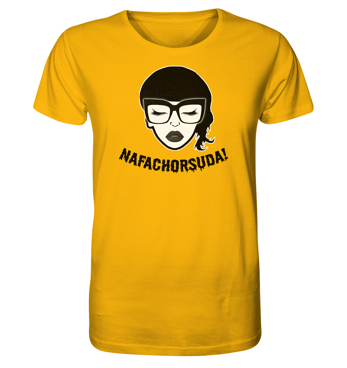 Nafachorsuda! Schwarze Schrift - Unisex Shirt